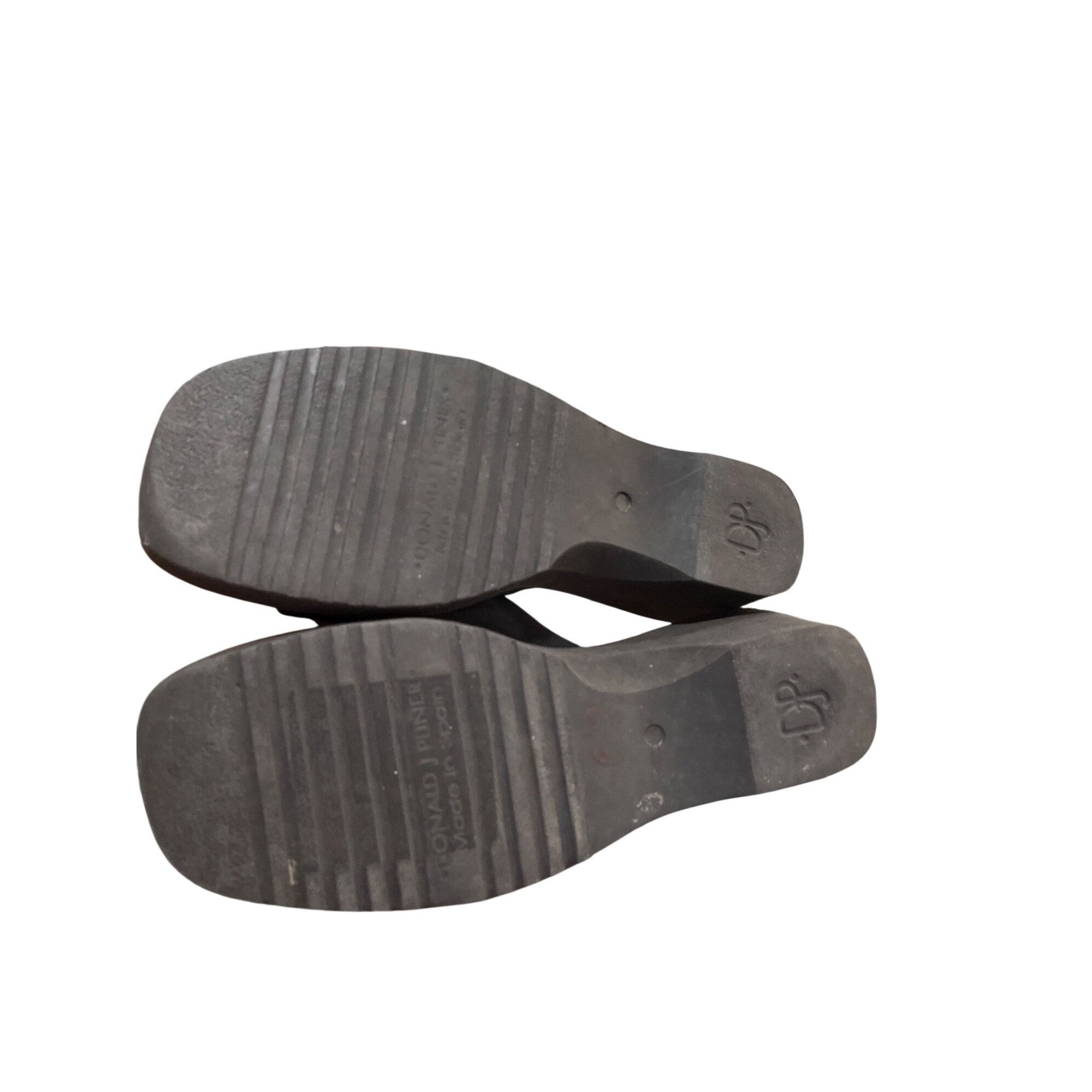 Donald Pliner Donald Pliner wms 2.5" black open toe wedge heels shoes sz 7 Size US 7 / IT 37 - 5 Thumbnail