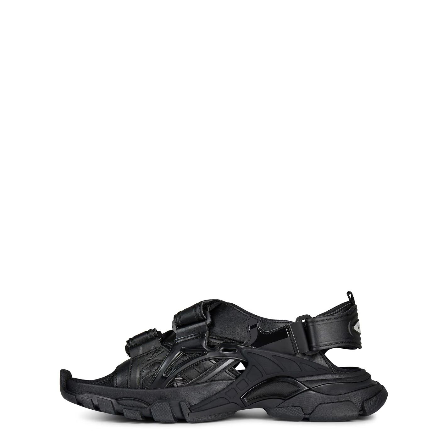 Balenciaga o1g2r1mq0226 Neoprene Rubber Track Sandals In Black Size US 9 / EU 42 - 2 Thumbnail