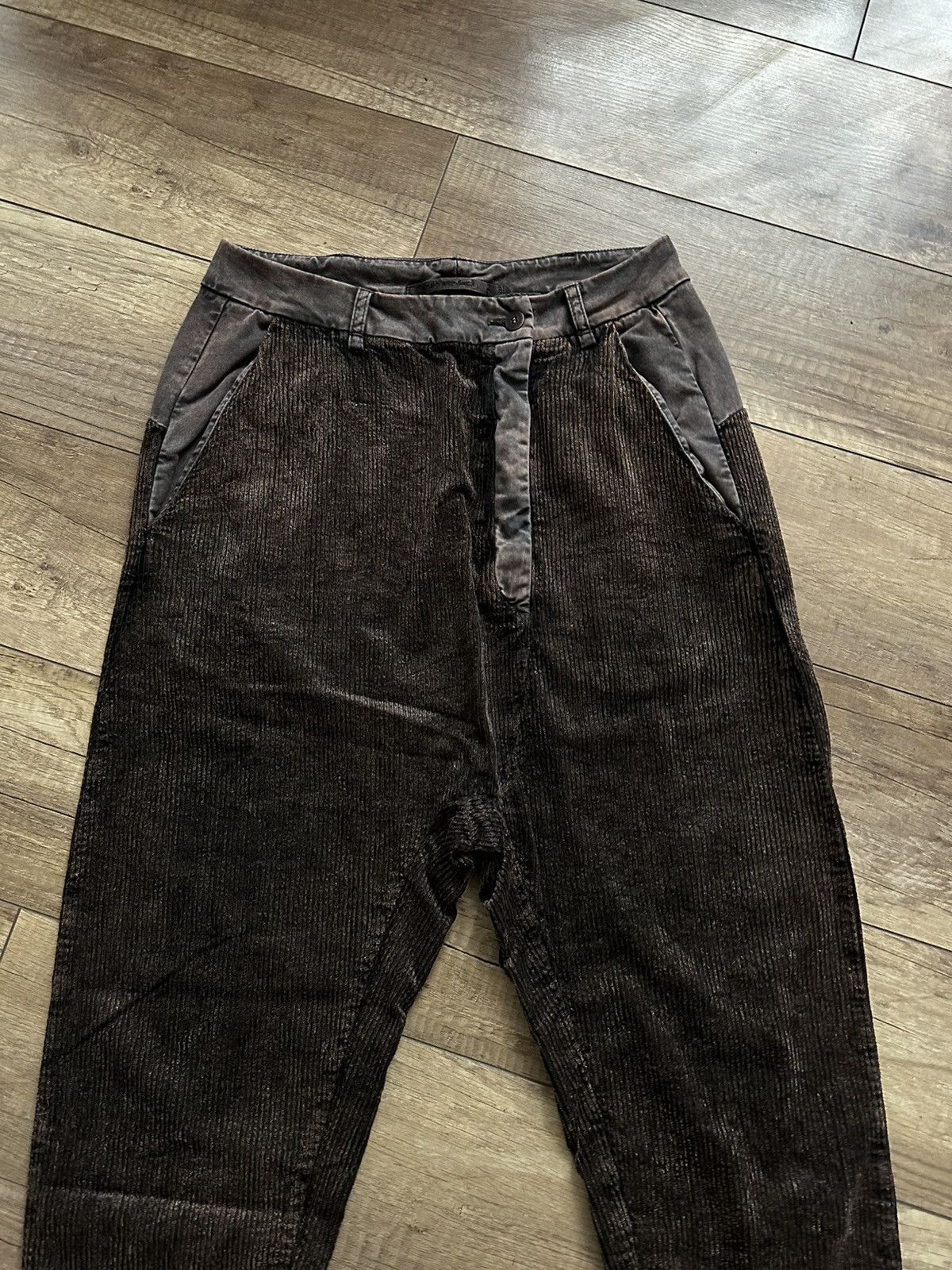 Transit Transit Par Such Corduroy Pants Trousers Asymmetric Size 30" / US 8 / IT 44 - 3 Thumbnail