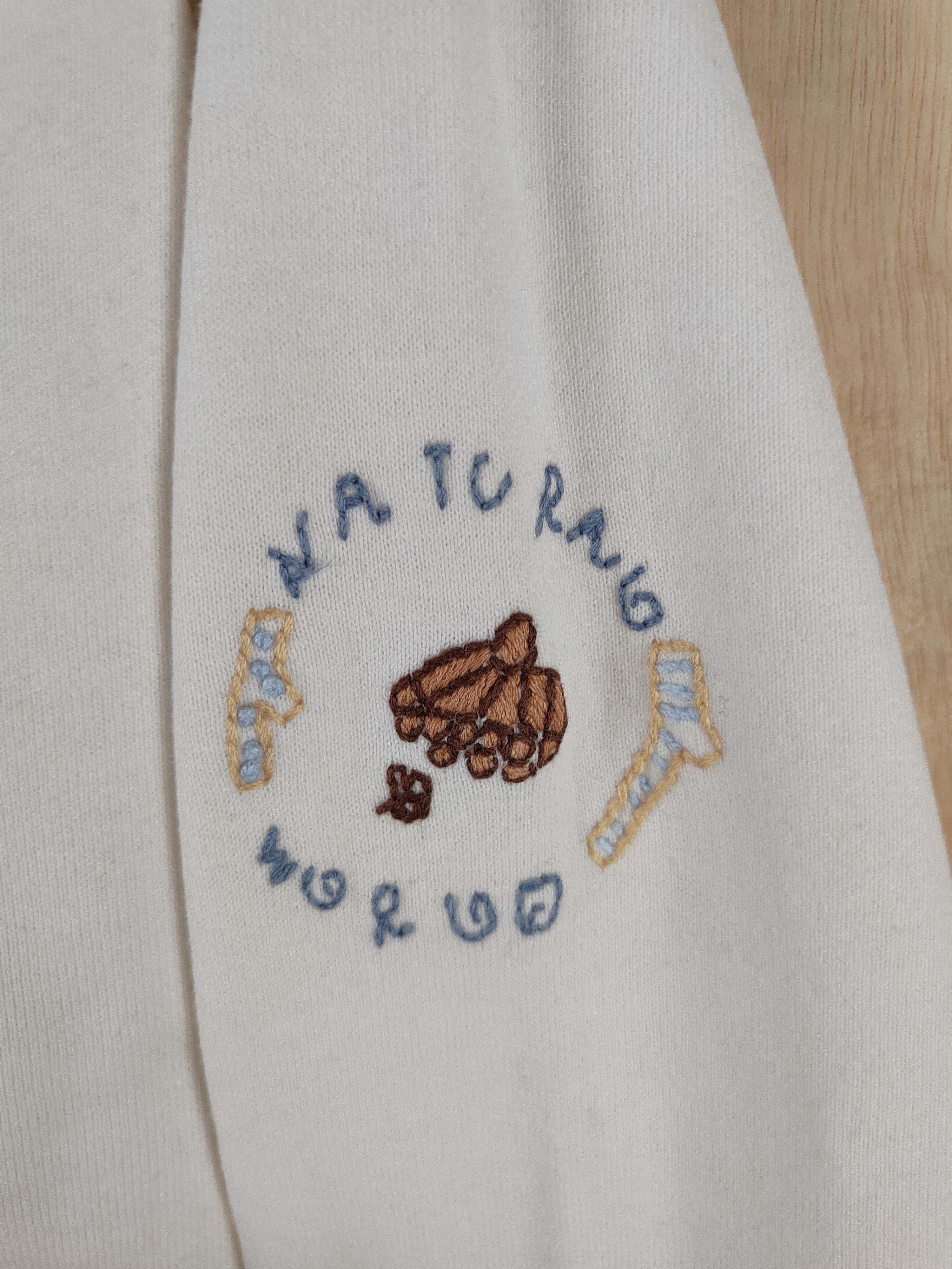 Japanese Brand × Vintage Japanese Brand art White Sweatshirts #S2640 Size M / US 6-8 / IT 42-44 - 6 Thumbnail