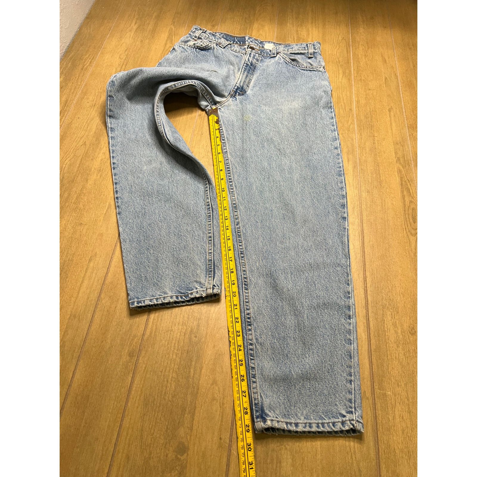 Levi's Vintage Levi’s 560 Loose Fit Tapered Jeans USA 33x32 Orange Size US 33 - 9 Thumbnail