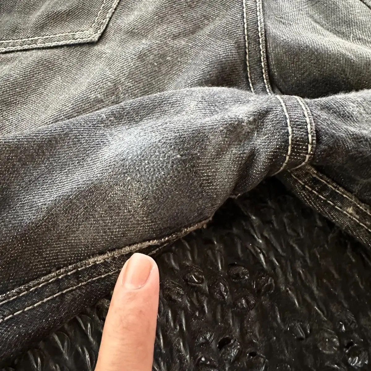 Denime DENIM LAB JEANS RIPPED JAPANESE RARE DENIM VINTAGE PANTS Size US 33 - 18 Thumbnail
