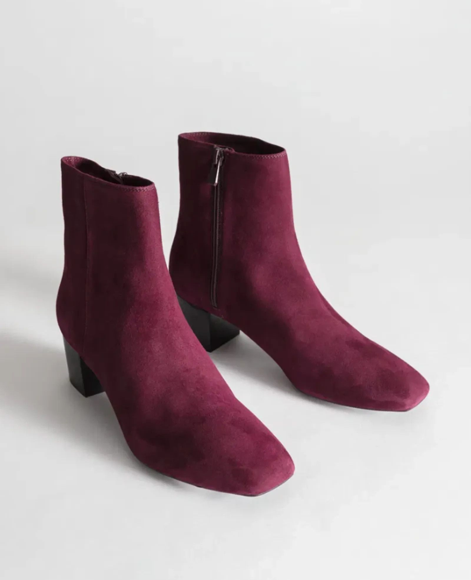 & Other Stories & Other Stories Suede Ankle Boots Boots Size US 8 / IT 38 - 1 Thumbnail