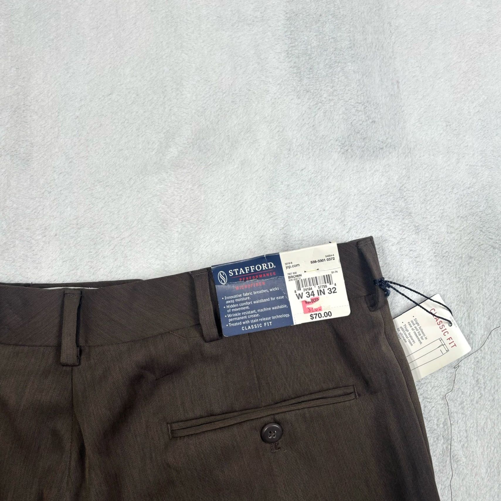 Stafford Dress Pants Men's 34