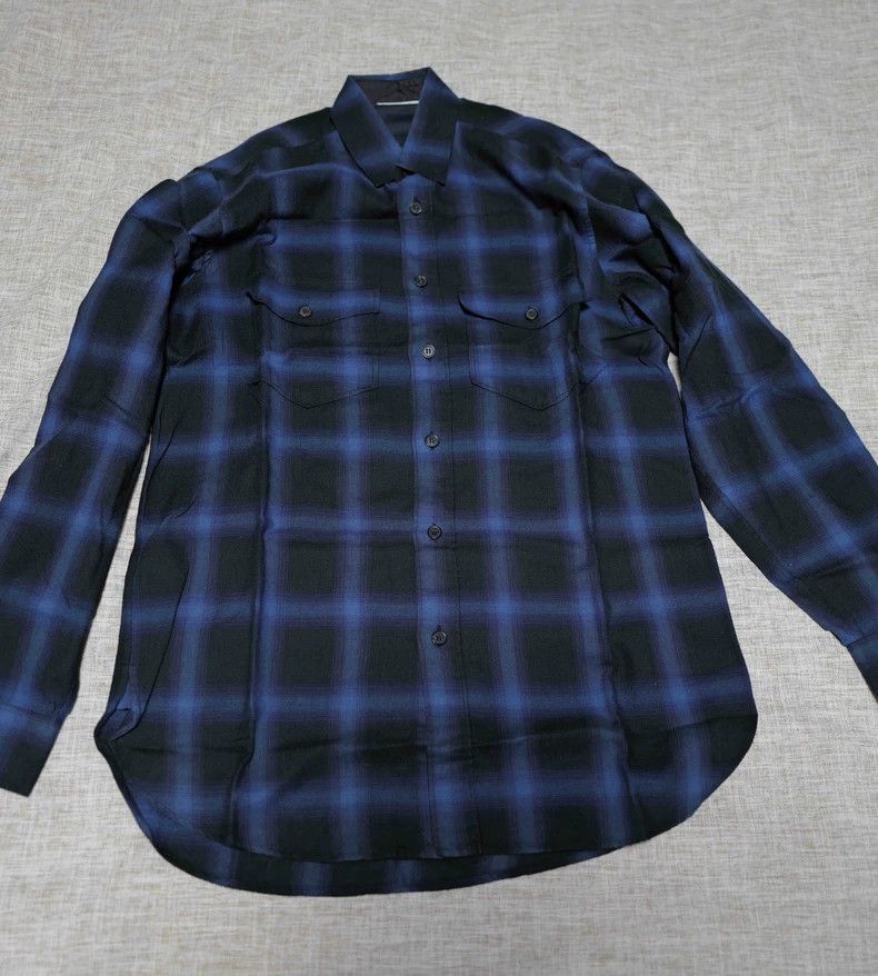 Saint Laurent Paris Saint Laurent Oversized Plaid Button-Up Shirt Size US S / EU 44-46 / 1 - 1 Thumbnail