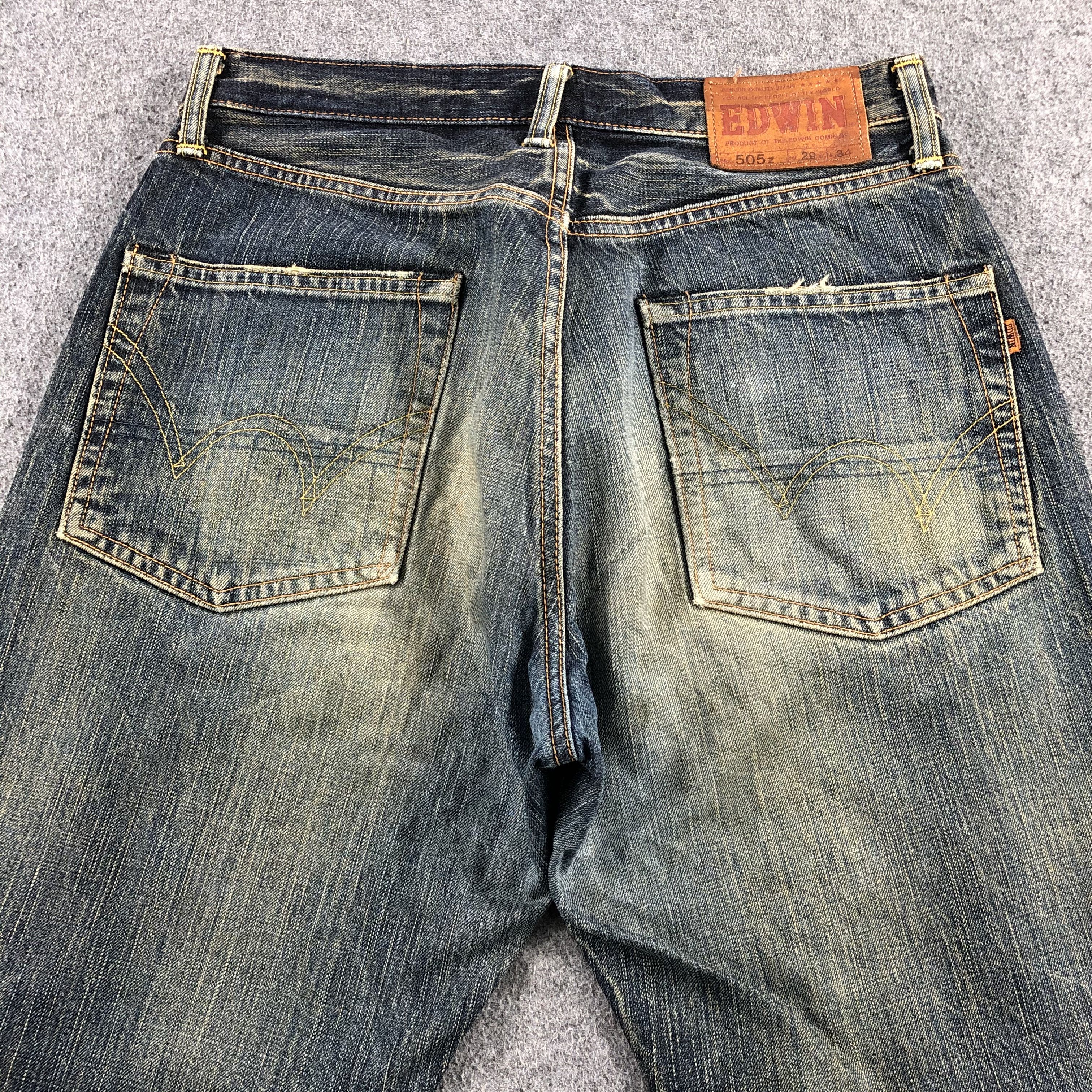 Edwin Vintage Edwin 505 Redline Jeans-J1866 Size US 30 / EU 46 - 4 Thumbnail