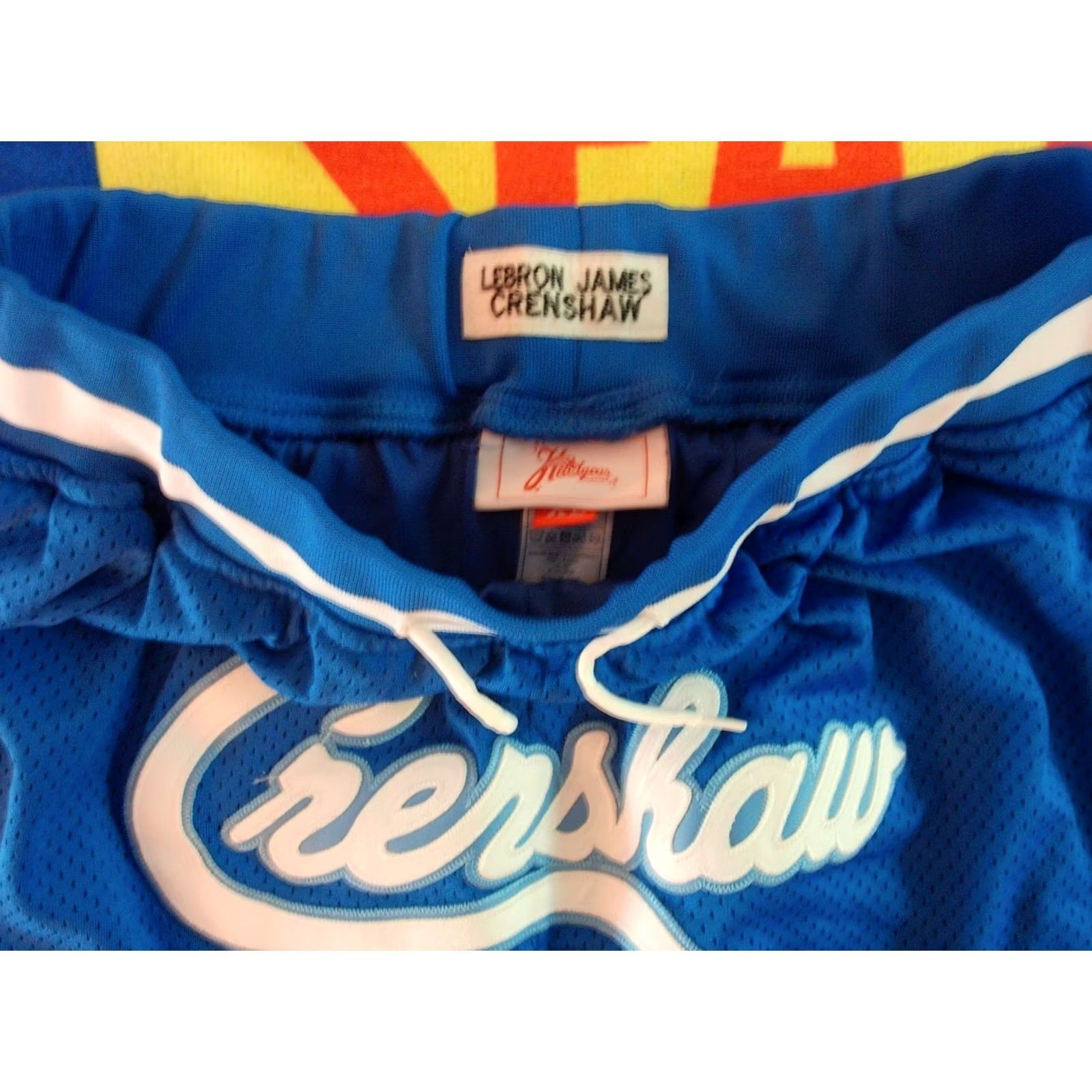 Vintage VINTAGE Lebron James Crenshaw Blue Basketball Shorts Headgear Classics XL Men's Satin Size US 36 / EU 52 - 2 Thumbnail