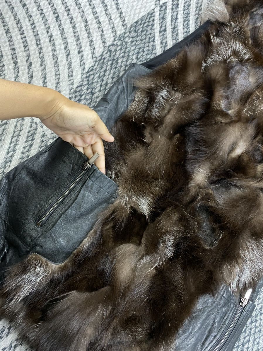 Renoma RARE❗️Renoma Black Label Fox Fur Genuine Vest Size M / US 6-8 / IT 42-44 - 7 Thumbnail