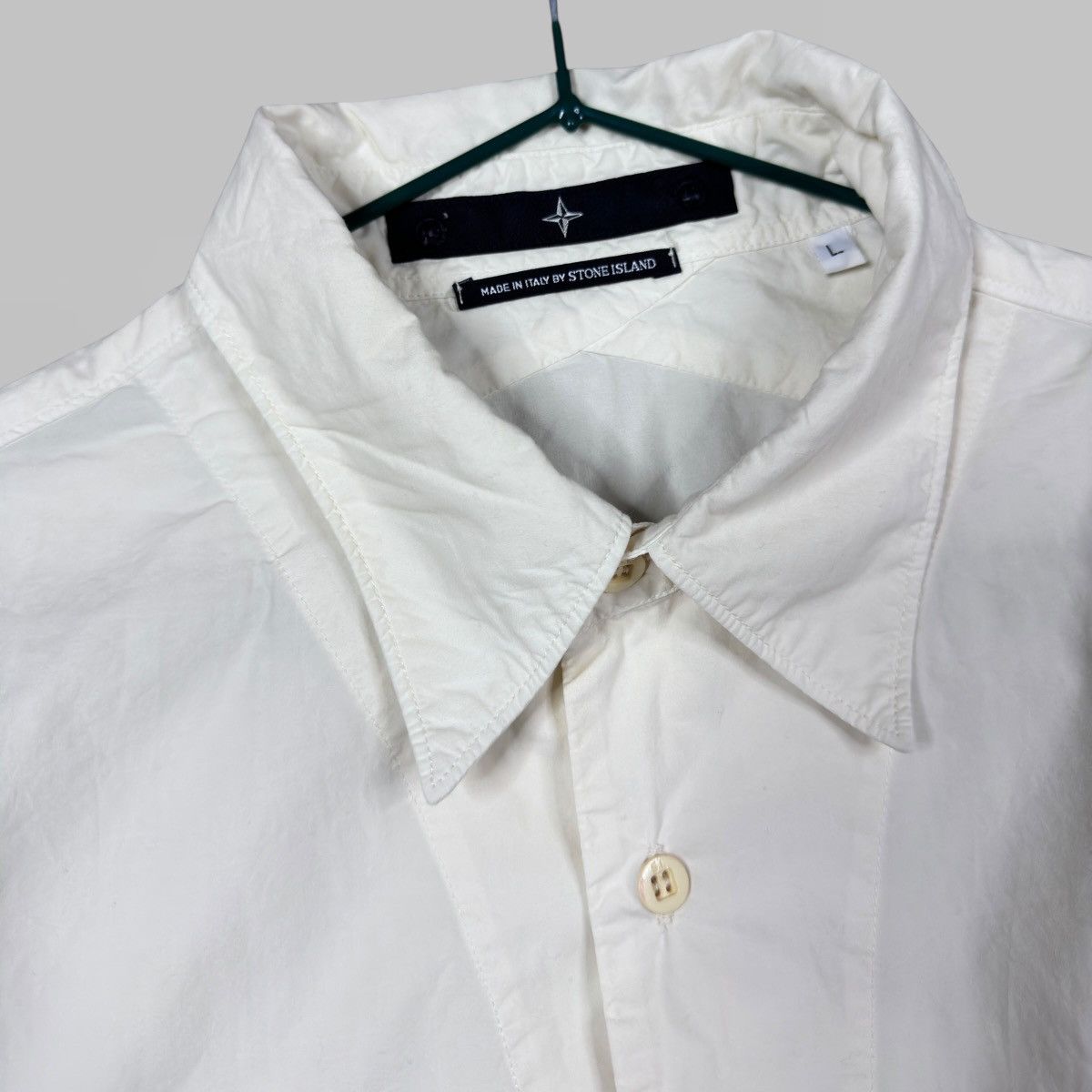 Stone Island STONE ISLAND EMBROIDERED STAR VINTAGE SHIRT SIZE L Size US L / EU 52-54 / 3 - 5 Thumbnail