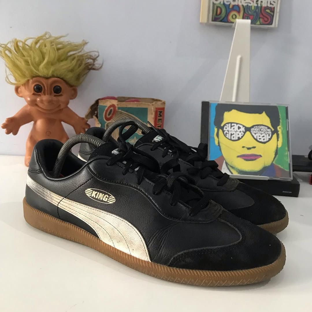 Hysteric Glamour × Puma Vintage puma King Liga Black leather with the white Size US 9.5 / EU 42-43 - 9 Thumbnail