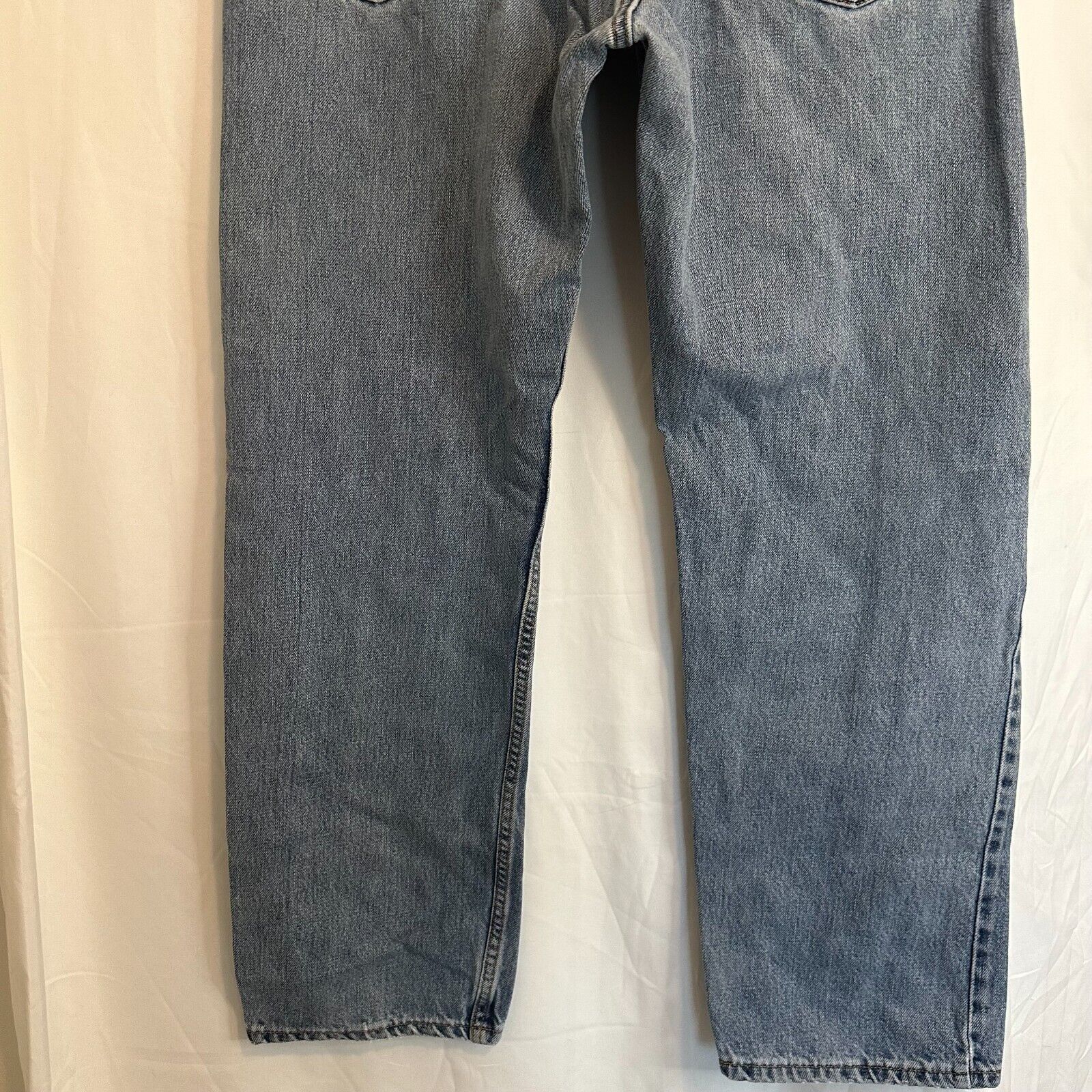 Levi's Levis 505 Straight Leg 36x32 Blue Jeans Mild Distress 90sVTG Size US 36 / EU 52 - 7 Thumbnail