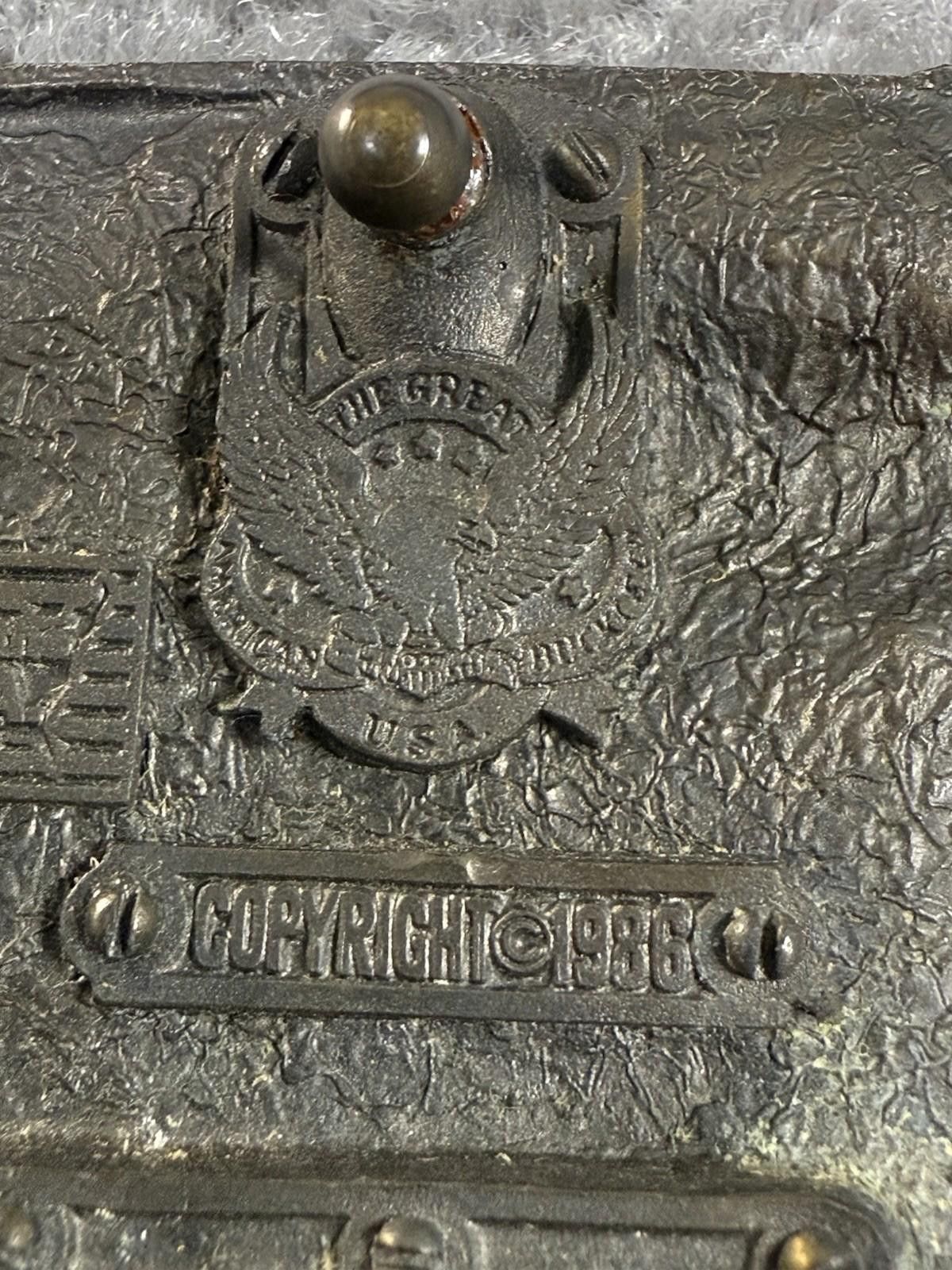 Other Vintage 1986 American Policemen Commemorative Belt Buckle Size ONE SIZE - 4 Thumbnail