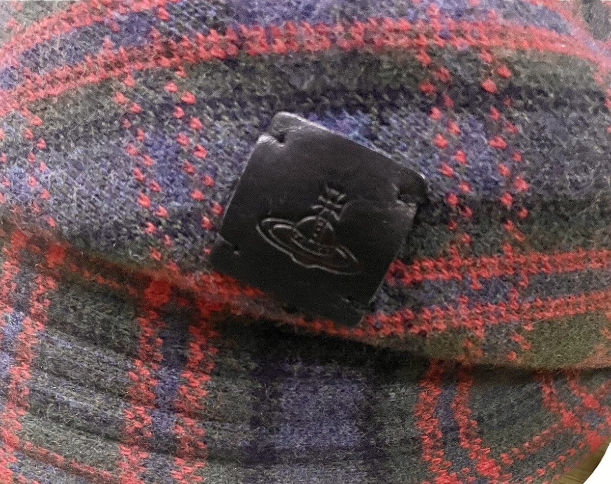 Vivienne Westwood Very Rare Vintage Brand Vivienne Westwood Checked Hat 1990s Size ONE SIZE - 3 Thumbnail