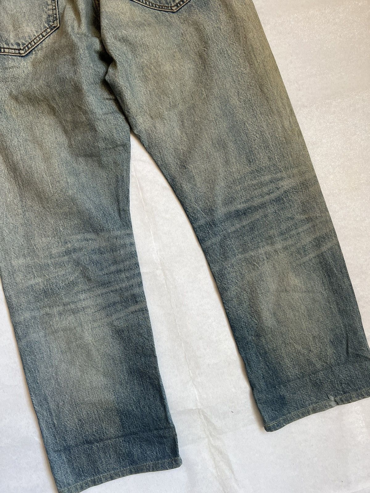 Uniqlo Selvedge Uniqlo Rusty Distressed Denim Regular Fit Size US 36 / EU 52 - 12 Thumbnail