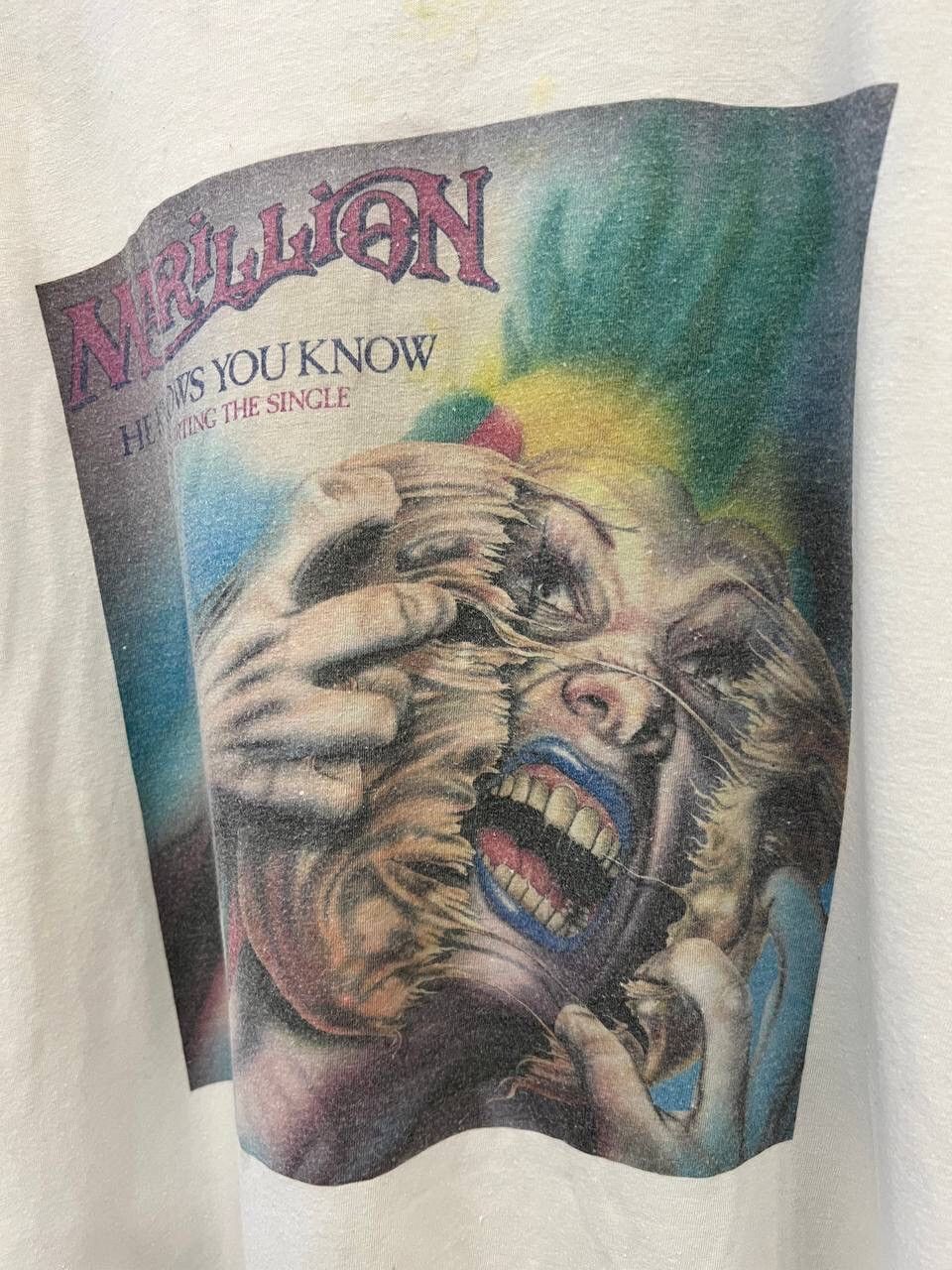 Band Tees 90S VINTAGE MARILLION BAND T SHIRT Size US XL / EU 56 / 4 - 6 Thumbnail