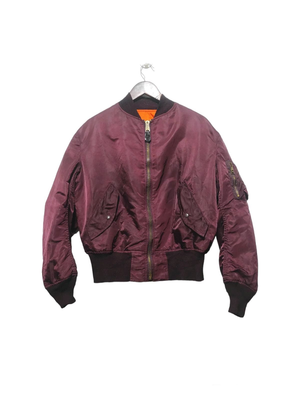 Vintage Alpha Industries Riversible MA-1 Bomber Jacket