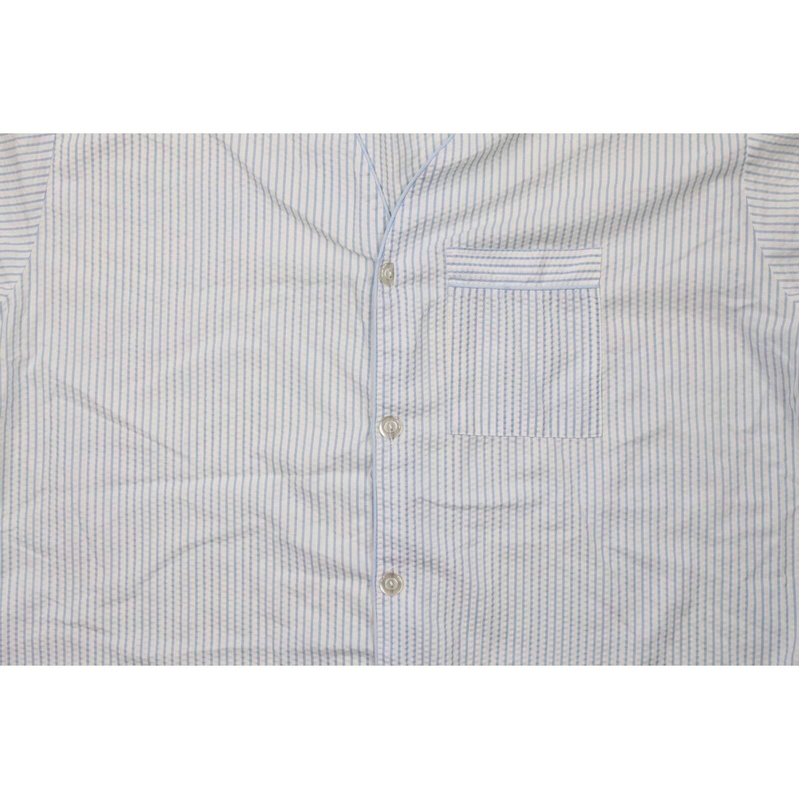 Other Vintage 90s Streetwear Pinstriped Seersucker Pajamas 2XL Size US XXL / EU 58 / 5 - 4 Thumbnail