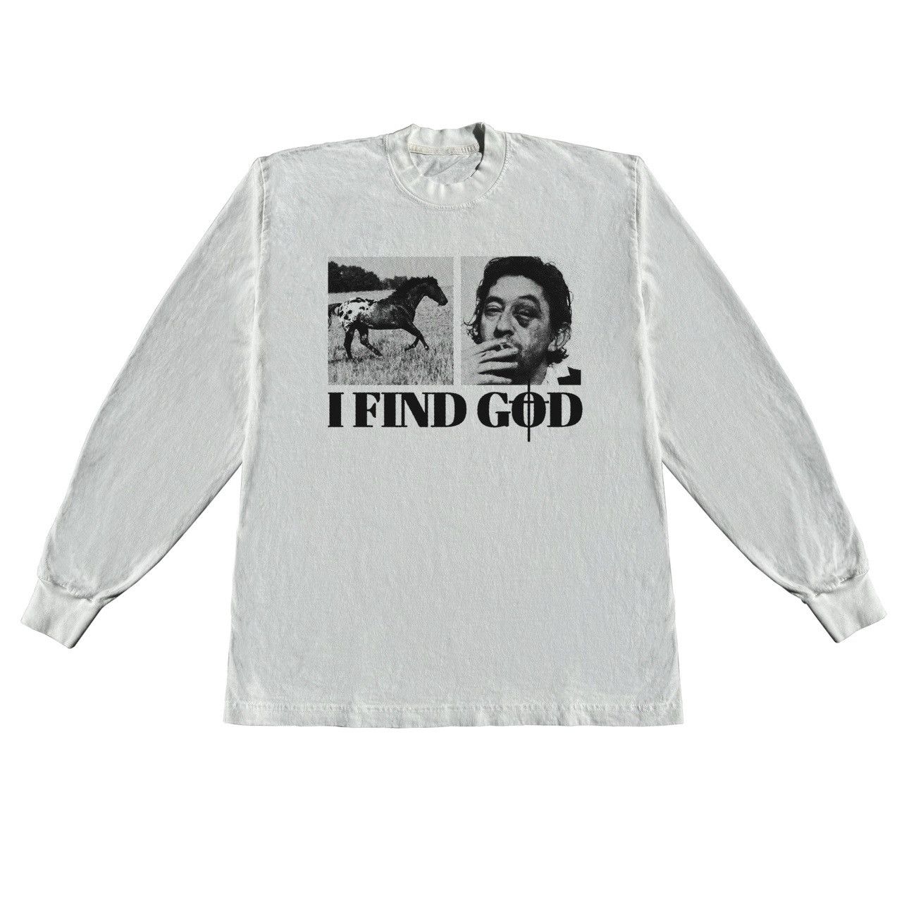 Vintage I FIND GOD SHIRT Size US S / EU 44-46 / 1 - 1 Thumbnail