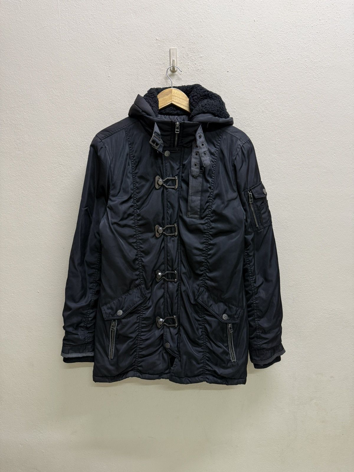 In The Attic In The attic Homme Fur Hoodie Parka Winter Jacket Size US M / EU 48-50 / 2 - 21 Thumbnail
