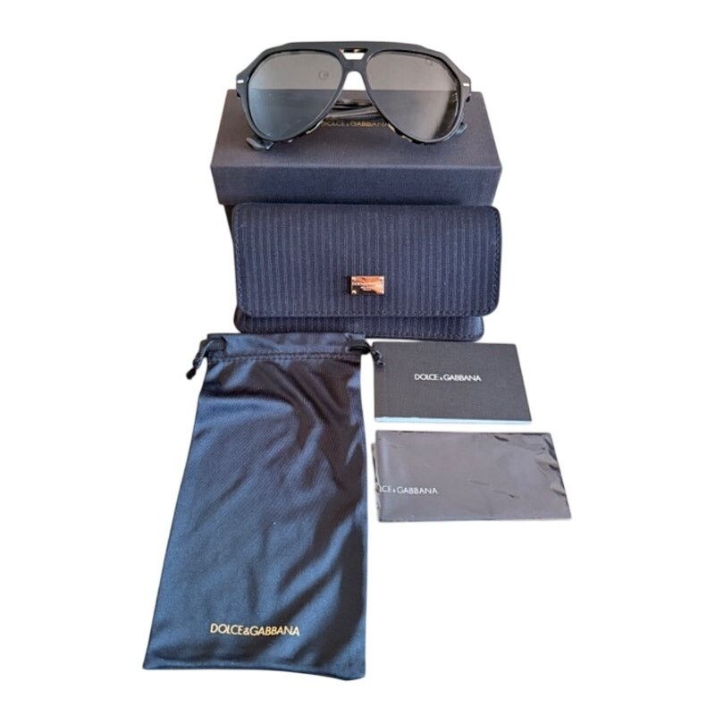 Dolce & Gabbana Dolce & Gabbana Tortoiseshell Round Sunglasses w Case & Box Size ONE SIZE - 4 Thumbnail