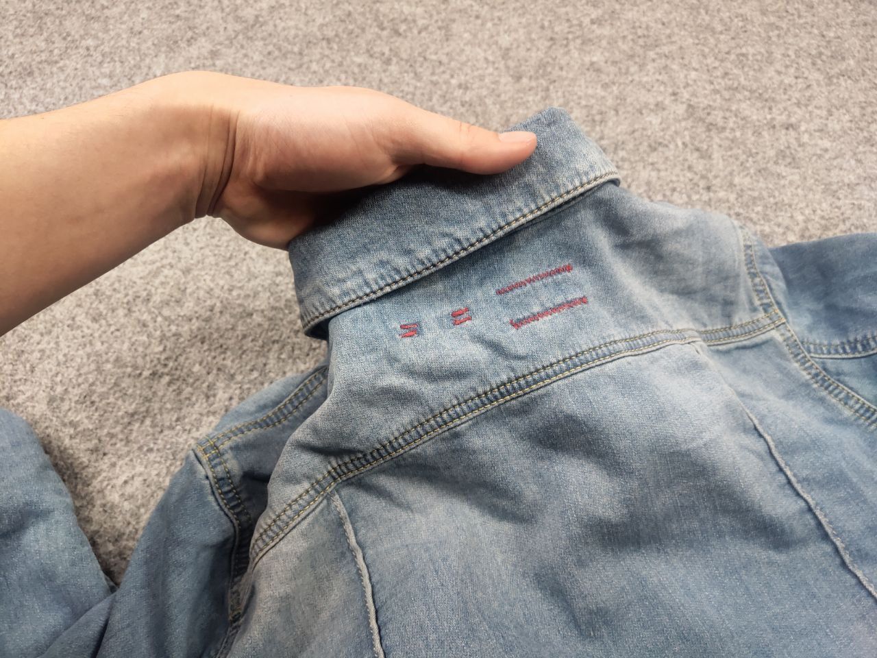 Diesel Vintage 90's Diesel Elshar Ne Juzicon denim stretch Jacket Size US S / EU 44-46 / 1 - 13 Thumbnail