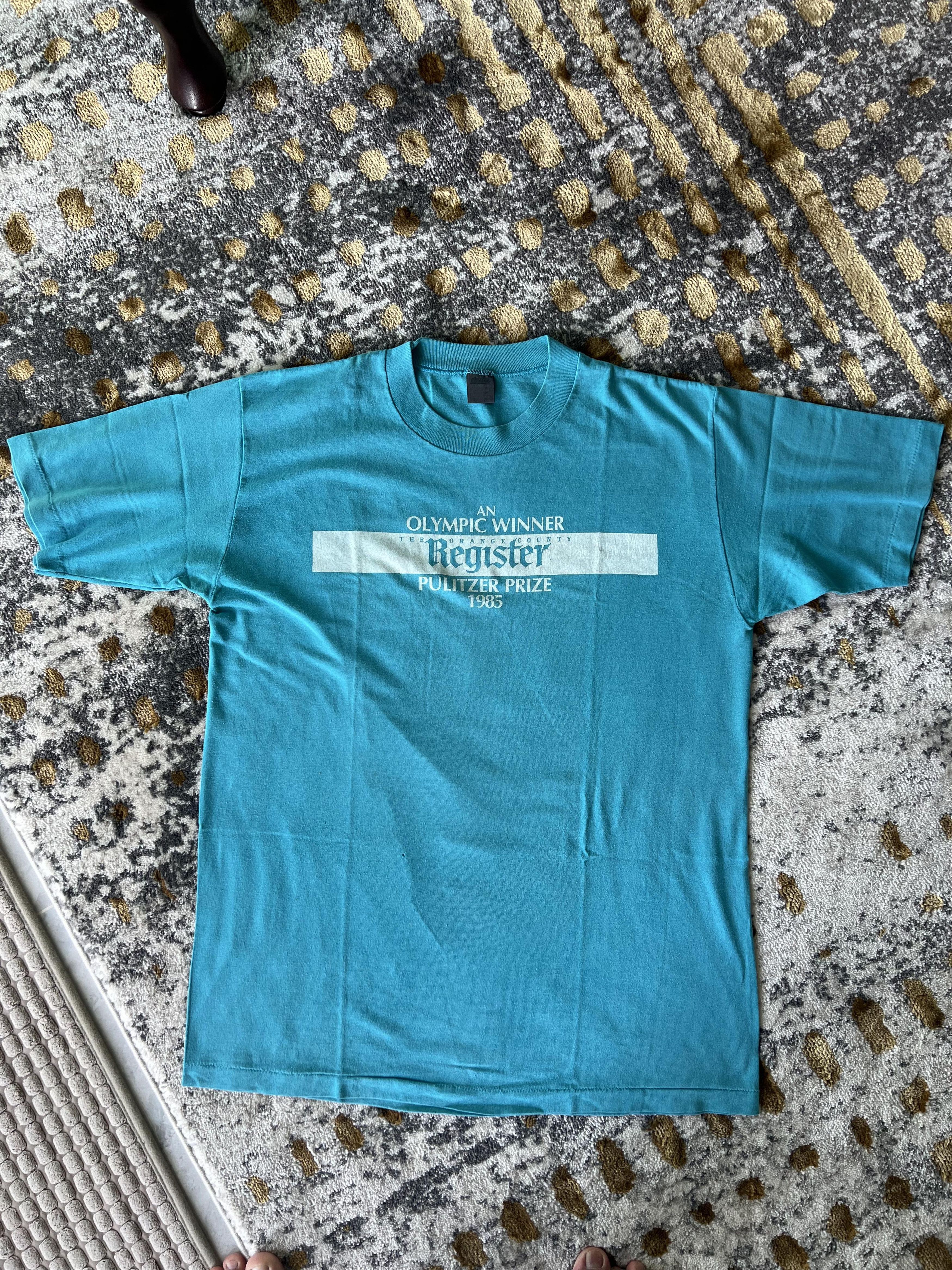 Jerzees × USA Olympics × Vintage Vintage 80s The Orange County Olympic Winner Pulitzer 1985 Size US L / EU 52-54 / 3 - 1 Thumbnail
