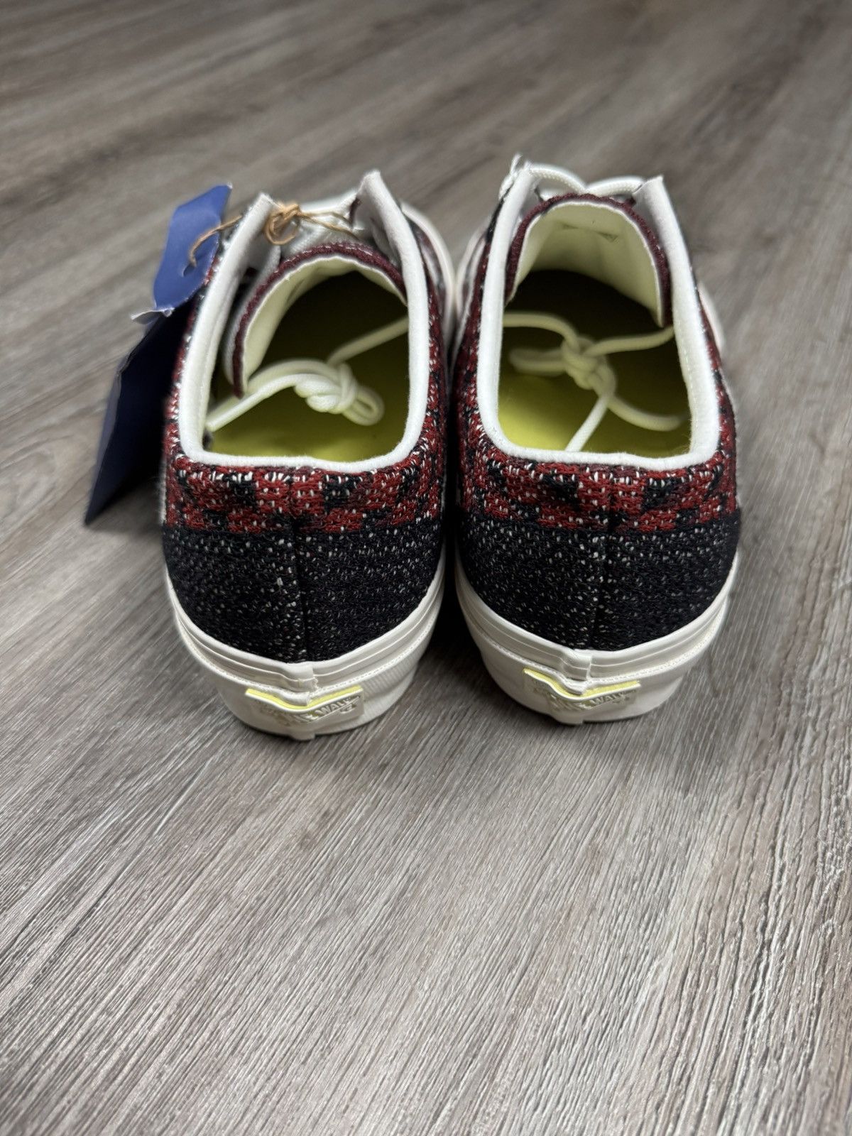 Vans Vans Premium Old Skool Knit Pack - Geo Check Bordeaux sz 10 Size US 10 / EU 43 - 5 Thumbnail