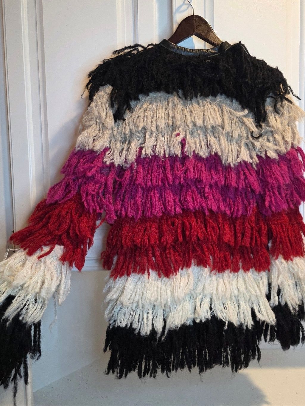 Carolina K Carolina K Alpaca Shag Cardigan | Indie Sleaze Boho Luxe Fes Size XS / US 0-2 / IT 36-38 - 13 Thumbnail