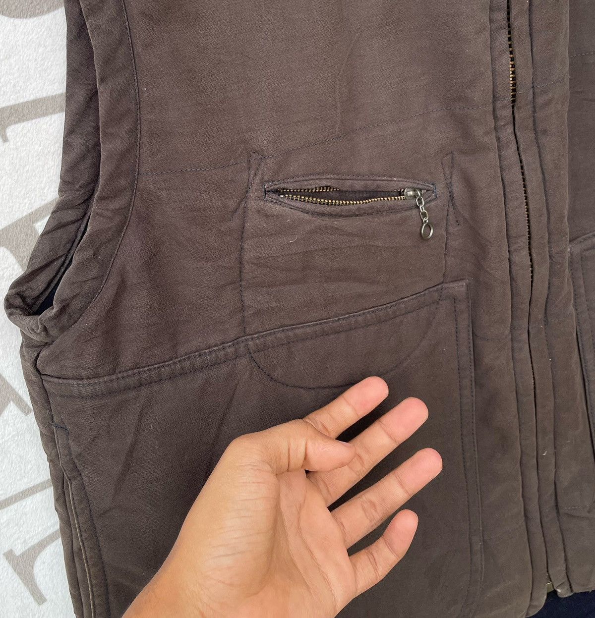 45rpm 🔥VINTAGE 45RPM & JOUBU DE NAGAMOCHI RAW PADDED WESTERN VEST Size US M / EU 48-50 / 2 - 11 Thumbnail
