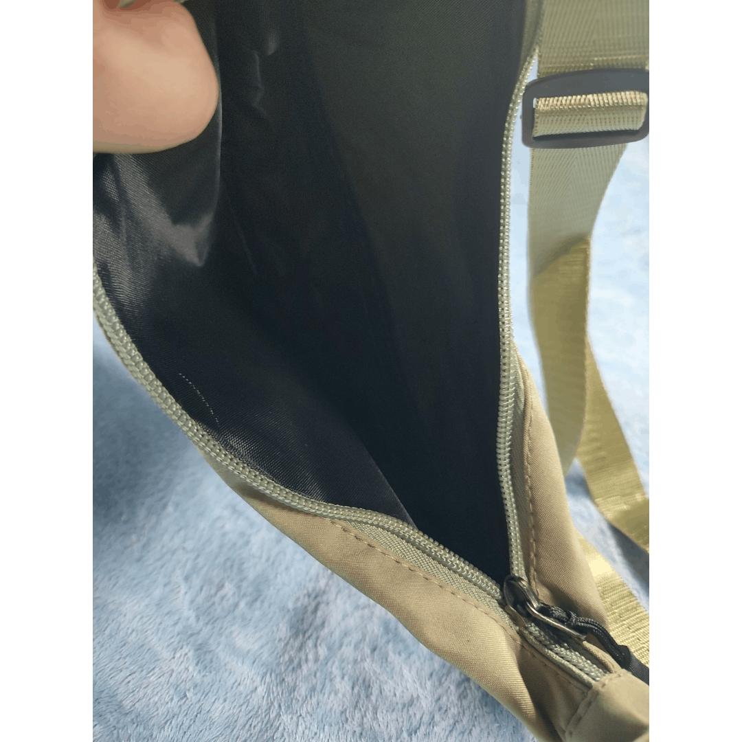 Japanese Brand Large Capacity Crossbody Half Moon Waterproof Bag Size ONE SIZE - 7 Thumbnail