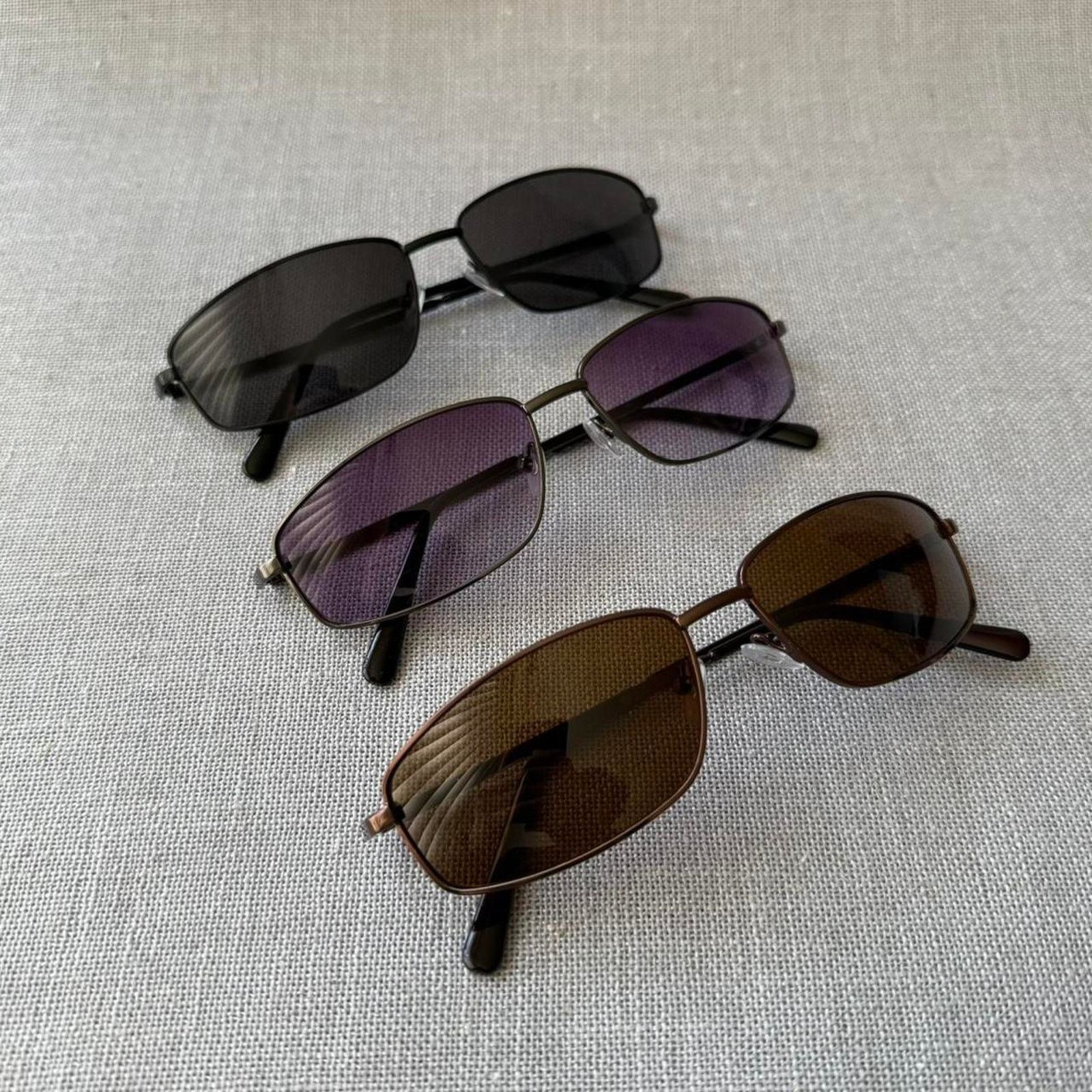 Other Brown frame aviator black sunglasses MENS Size ONE SIZE - 6 Thumbnail