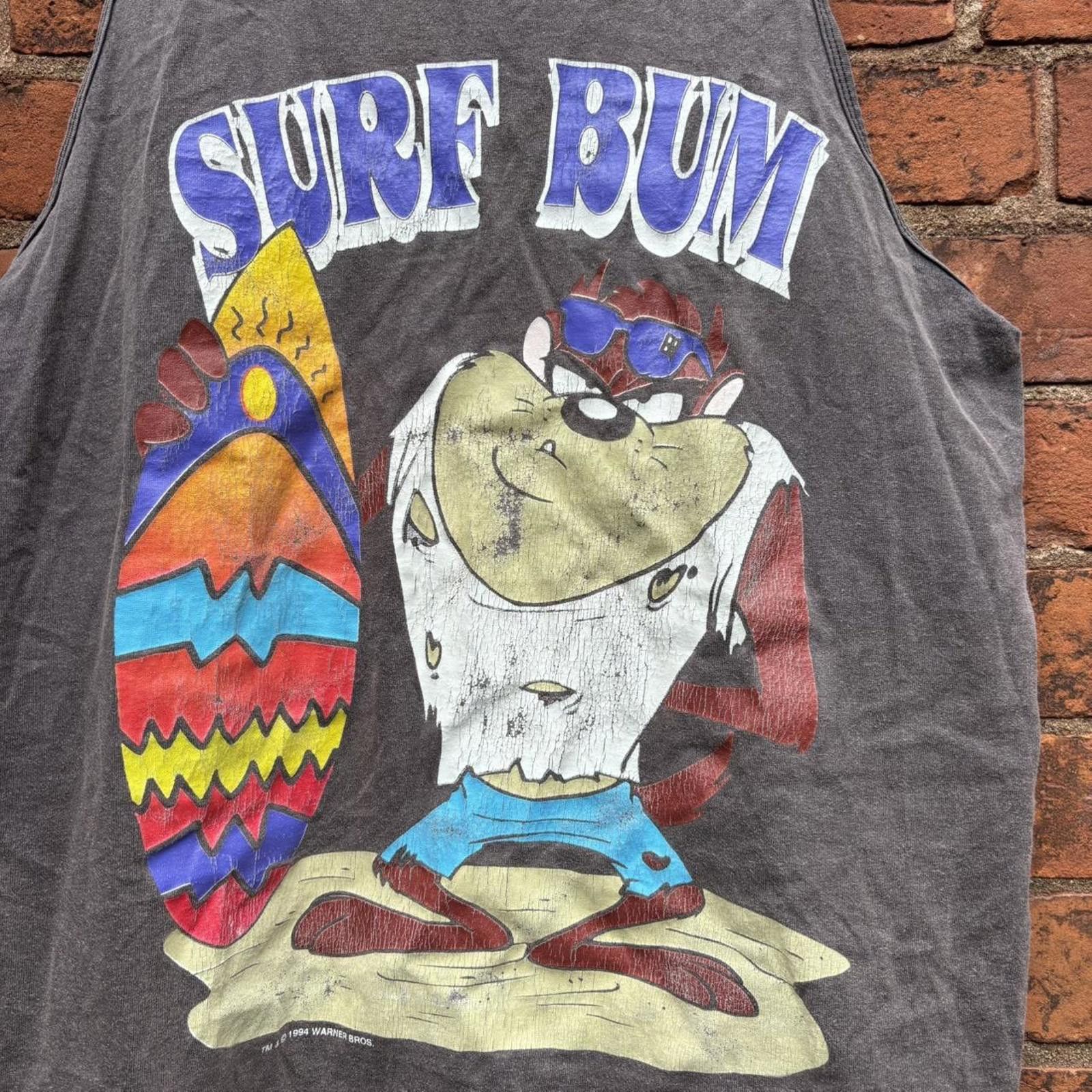 Designer vintage taz beach bum tank top 1994 L Size US L / EU 52-54 / 3 - 2 Thumbnail