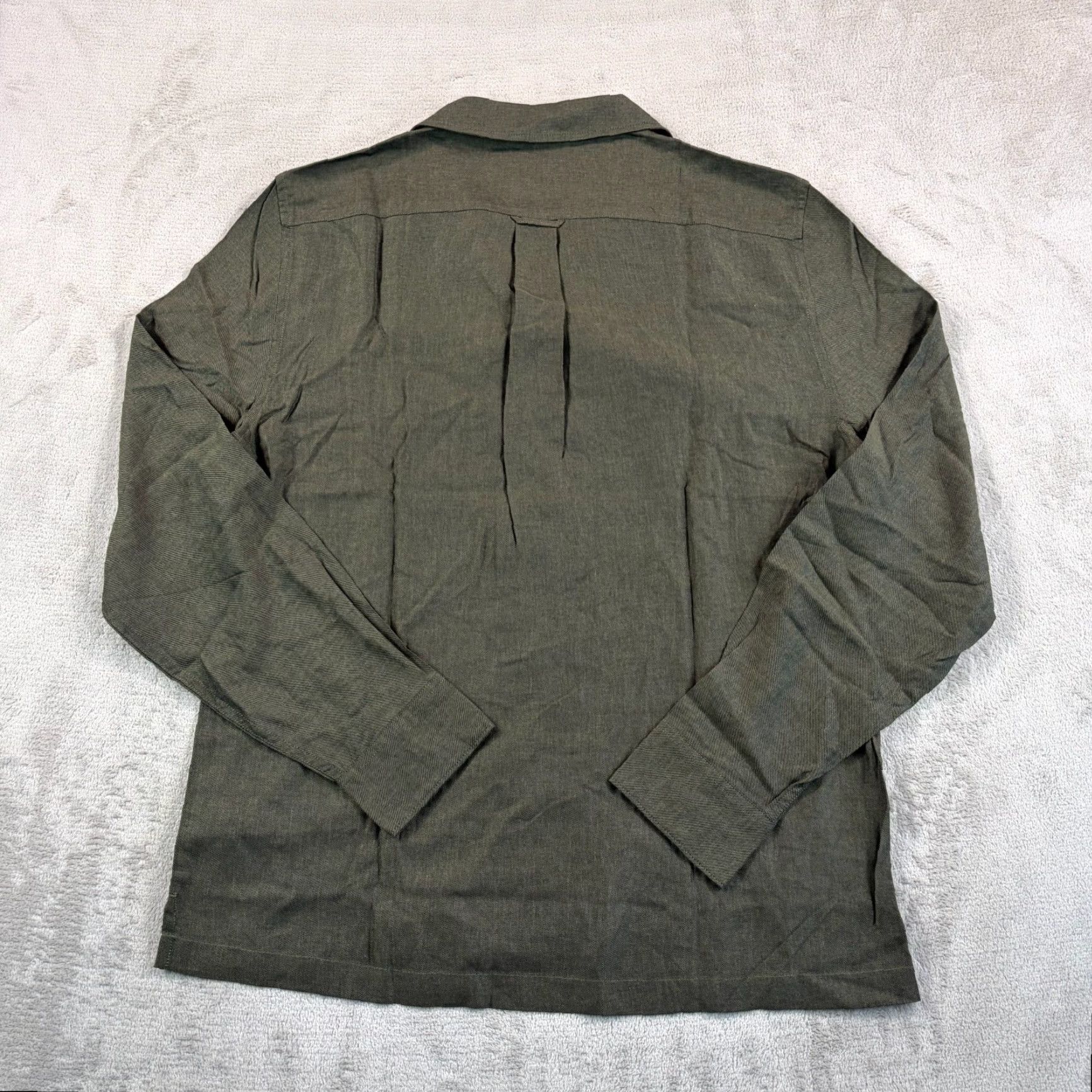 Todd Snyder Todd Snyder Rayon Field Shirt Dark Olive Large Men's Button-Up Shirt Long Sleeve Casual Workwear Pockets NWT Size US L / EU 52-54 / 3 - 6 Thumbnail