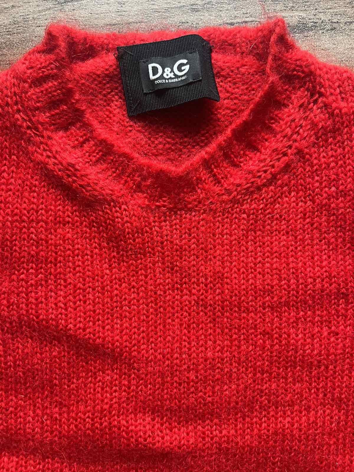 Dolce & Gabbana Dolce & Gabbana D&G gropped red sequin sweater XS Size XS / US 0-2 / IT 36-38 - 2 Thumbnail