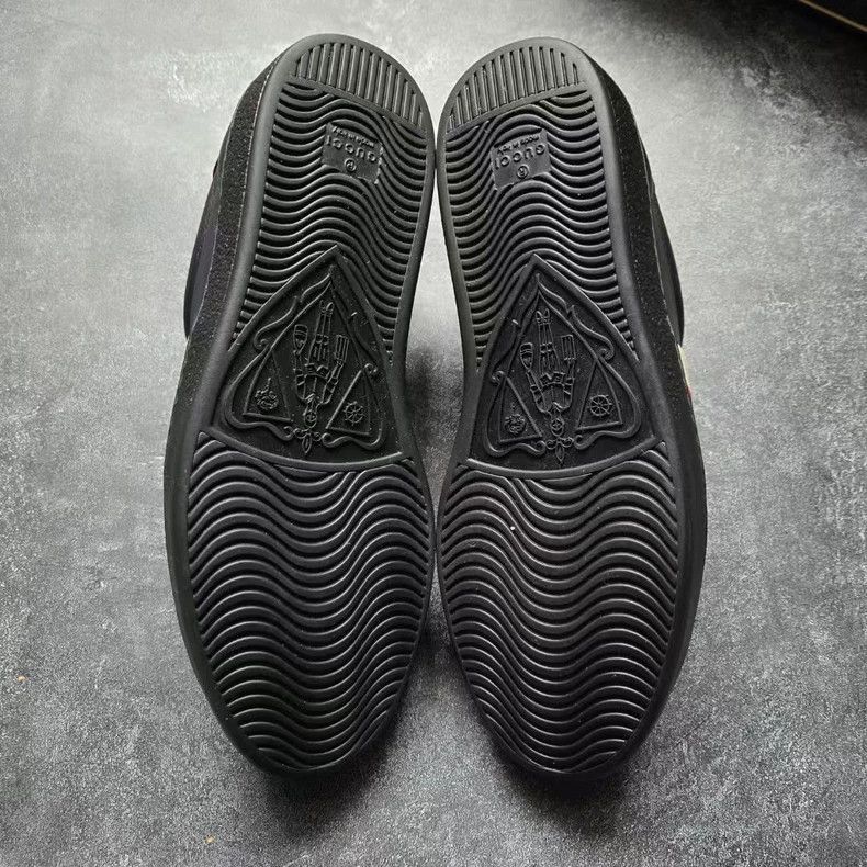 Gucci GUCCI Ace Black Strap Sneakers Size 8-2506 Size US 8 / EU 41 - 7 Thumbnail