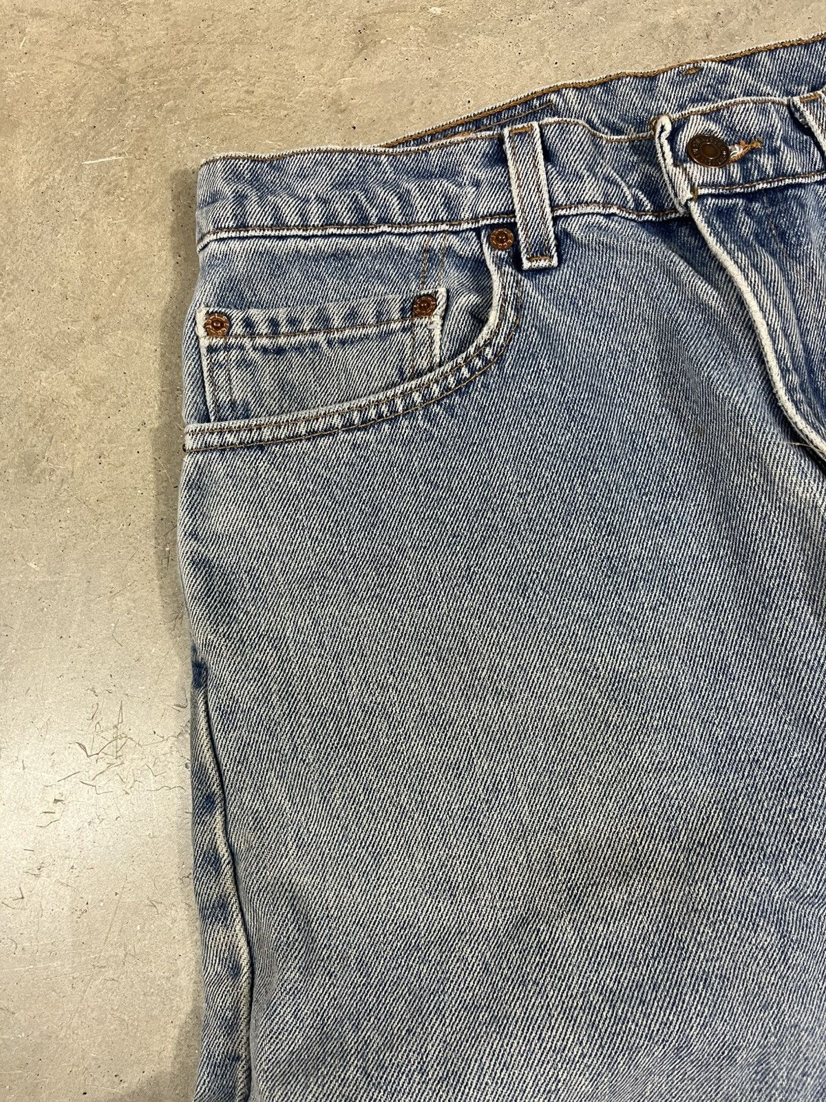 Levi's Vintage 90s Levis 505 Faded Blue Jeans 32x32 Size US 32 / EU 48 - 4 Thumbnail