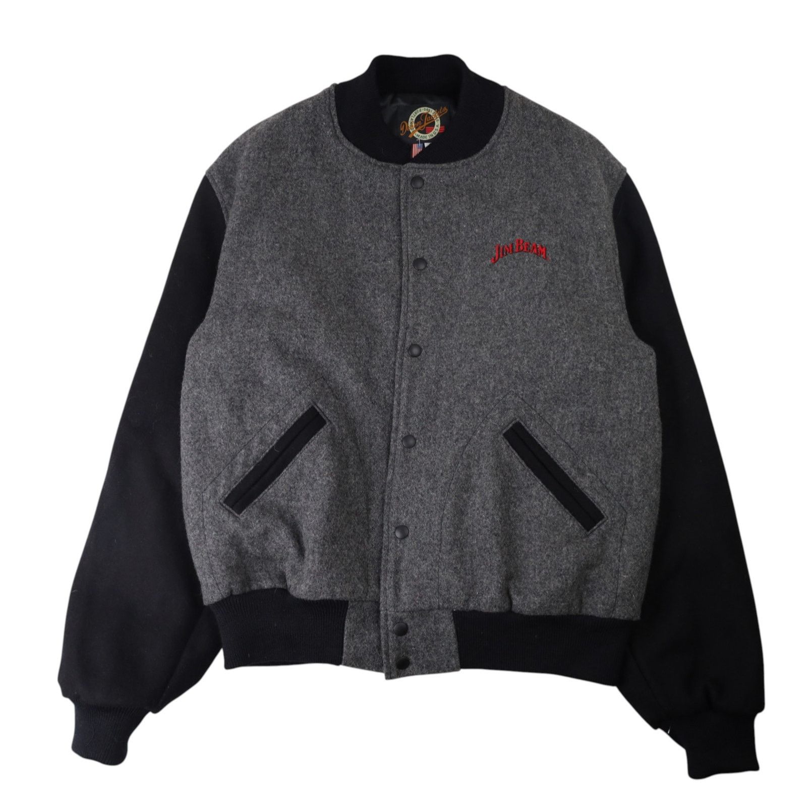 Dehen 1920 × Vintage Vintage Dehen 1920 Jim Beam Wool Varsity Jacket Size US L / EU 52-54 / 3 - 1 Thumbnail