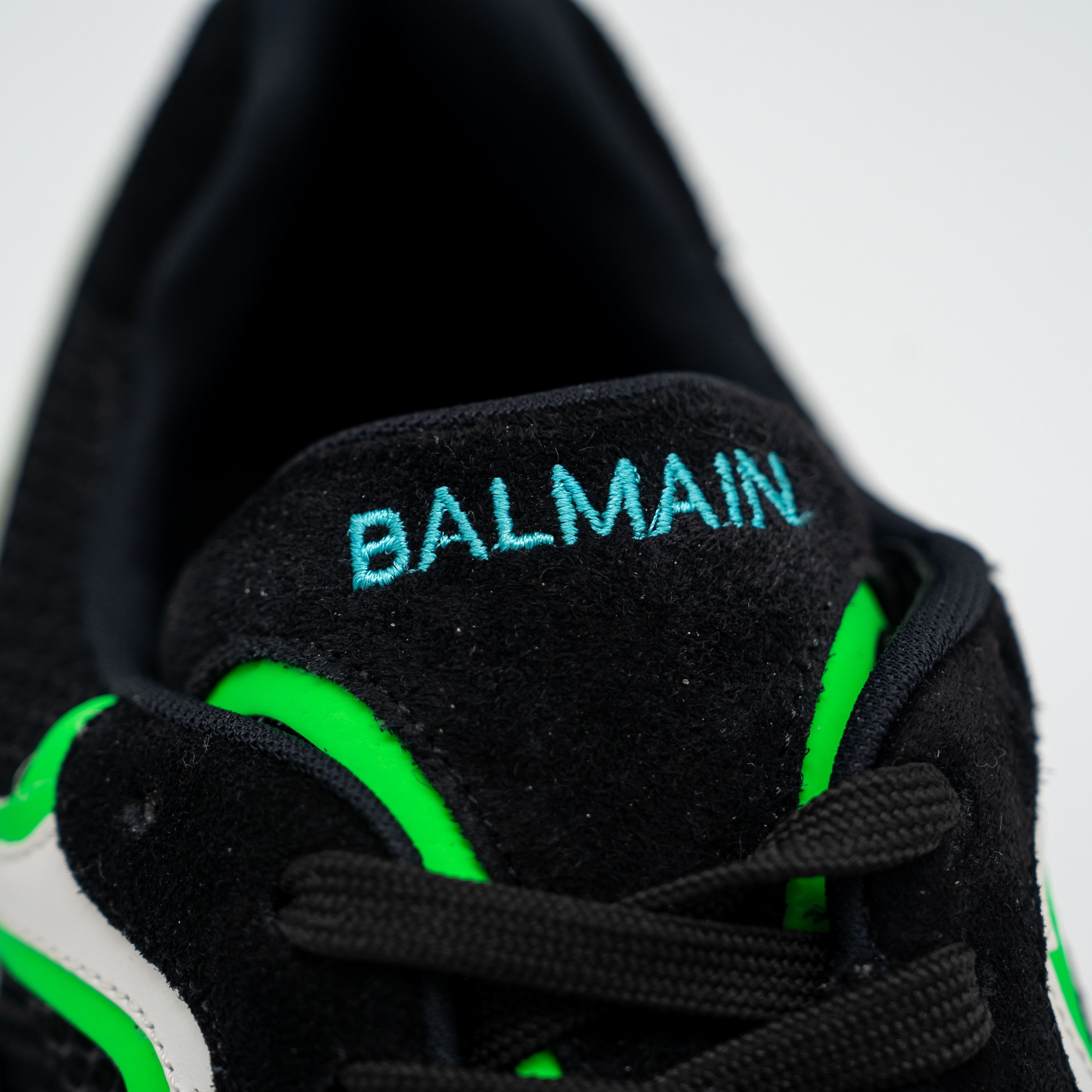 Balmain 46 13 US Balmain B-East White Black Green Blue Sneakers Size US 13 / EU 46 - 9 Thumbnail