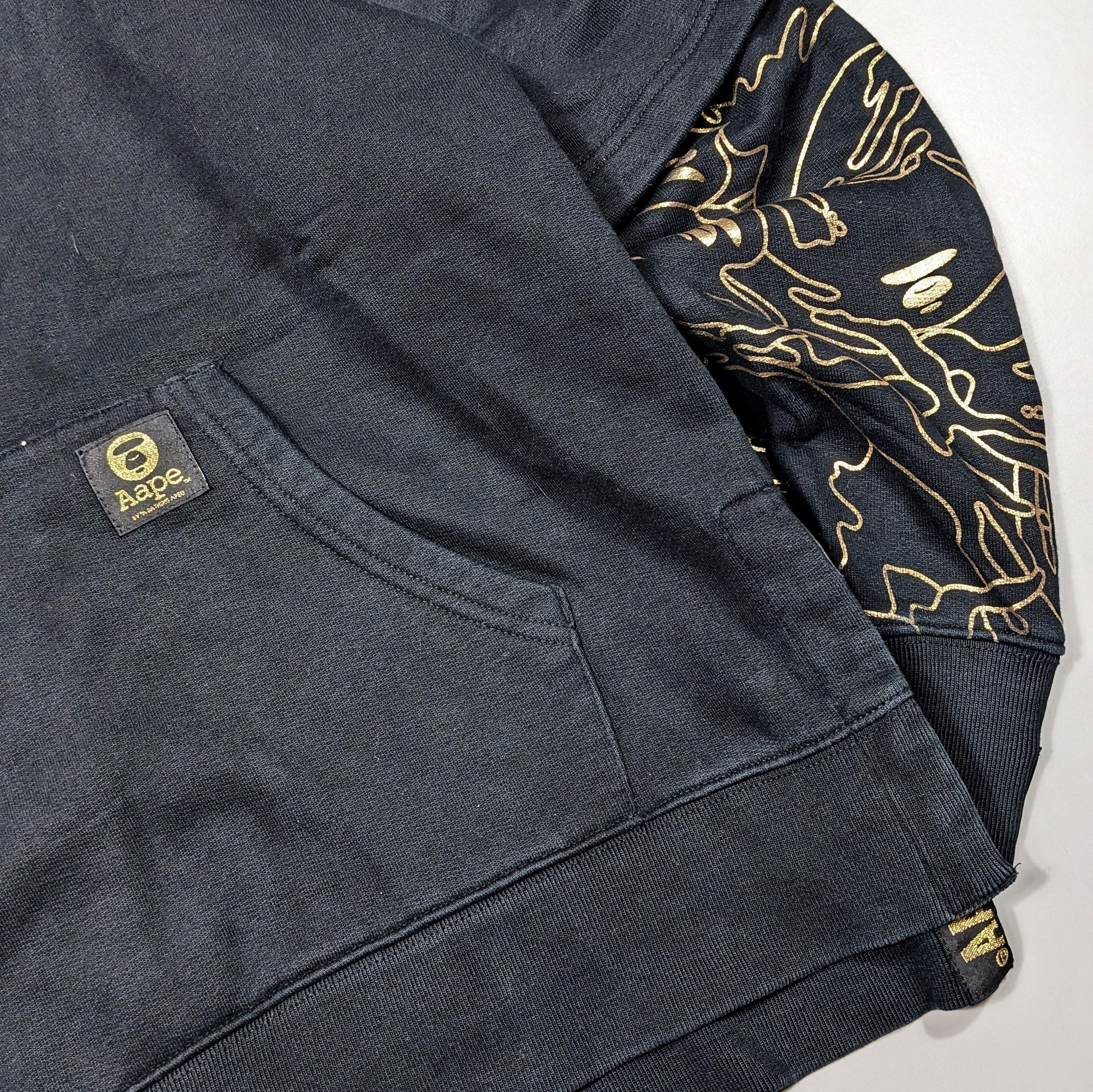 Aape × Bape Apes and Planet Earth Layered Hoodie Size US M / EU 48-50 / 2 - 4 Thumbnail
