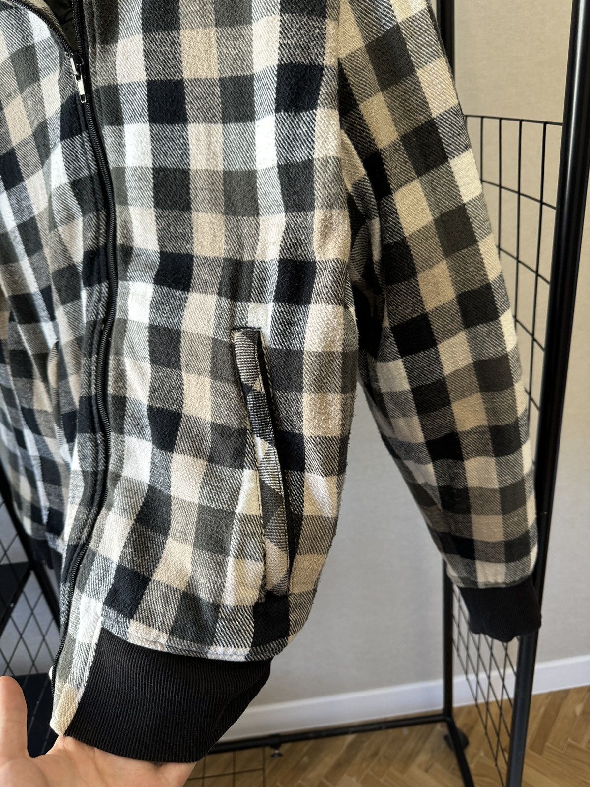 Diesel Diesel vintage y2k checkered flannel lined full zip jacket Size US L / EU 52-54 / 3 - 13 Thumbnail