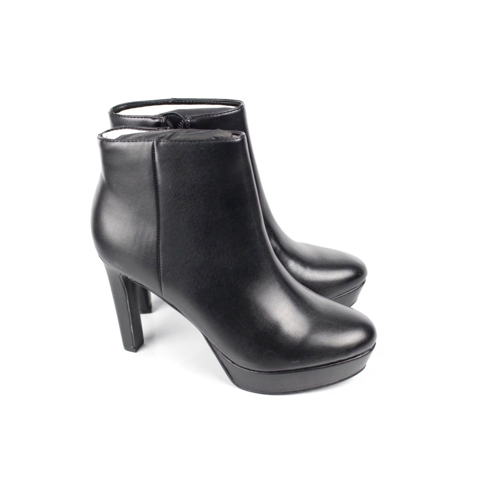 Nine West Nine West Women's Glowup 3 Platform Bootie Size 7.5 M Black Heels Size US 8 / IT 38 - 2 Thumbnail