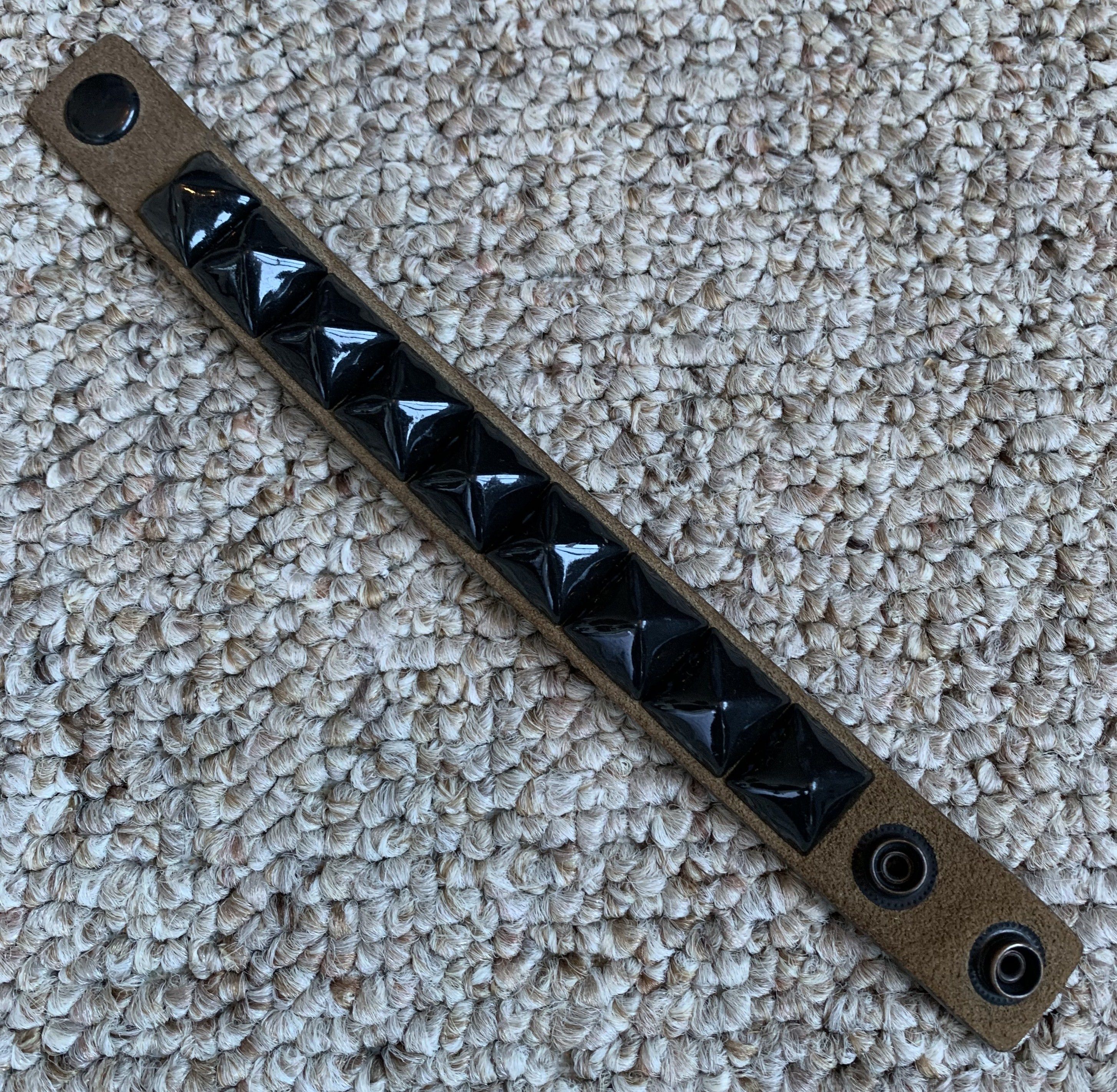 Number (N)ine FW04 Number (N)ine Studded Leather Bracelet Size ONE SIZE - 2 Thumbnail