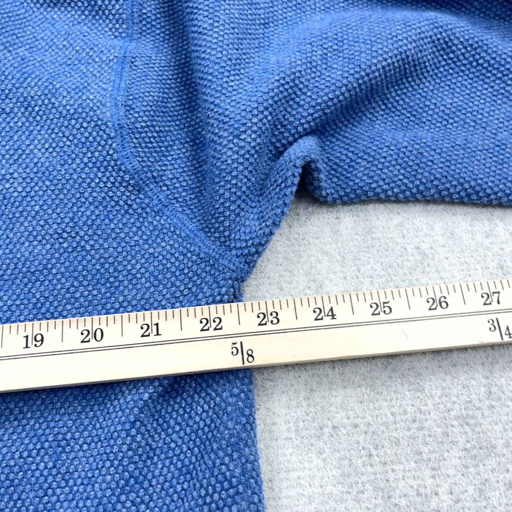 Tommy Bahama Tommy Bahama Sweater Men XL Blue V-Neck Waffle Knit Pullove r Wool Blend Size US XL / EU 56 / 4 - 7 Thumbnail