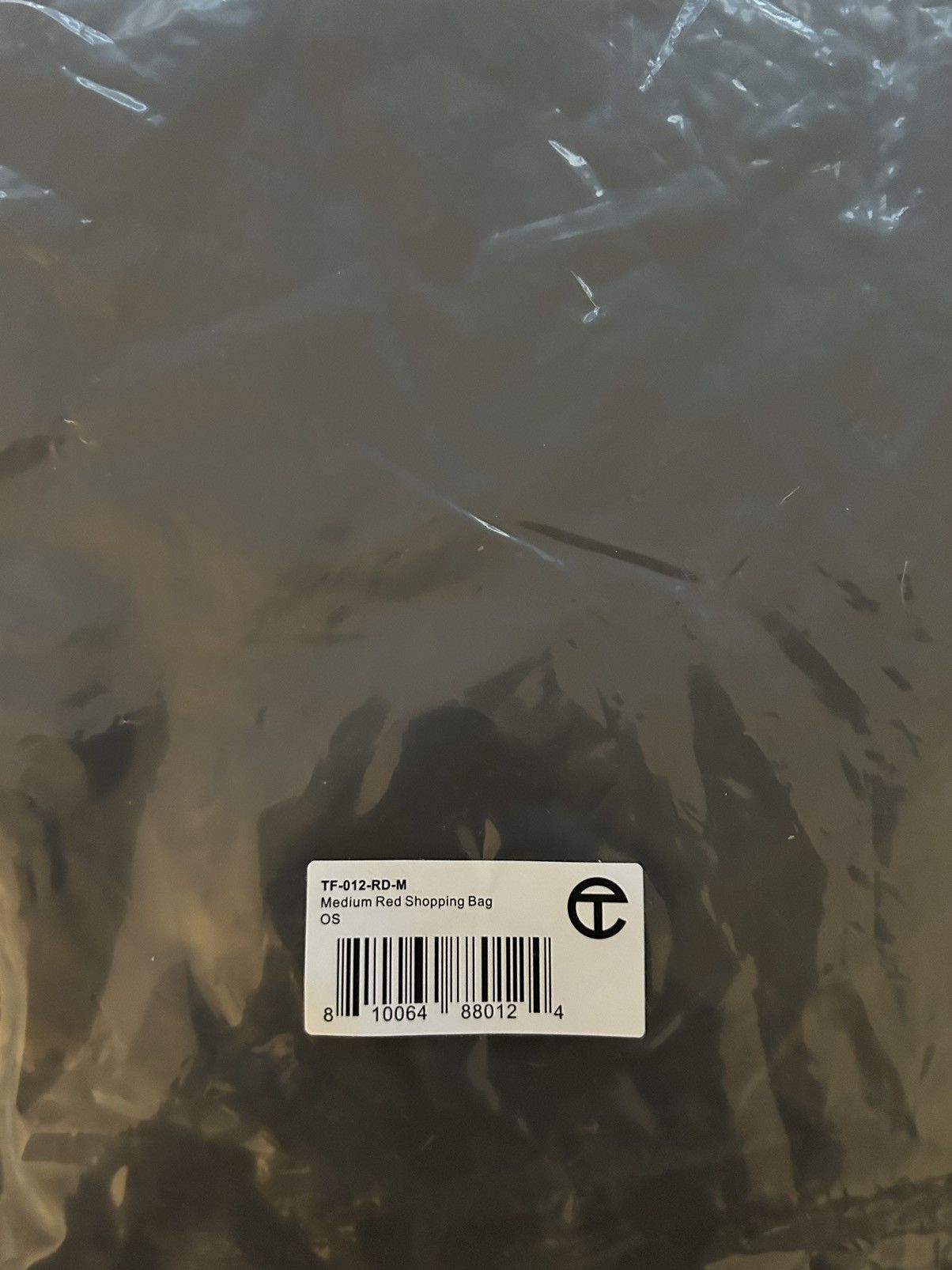 Telfar Telfar Medium Red Shopping Bag Size ONE SIZE - 6 Thumbnail