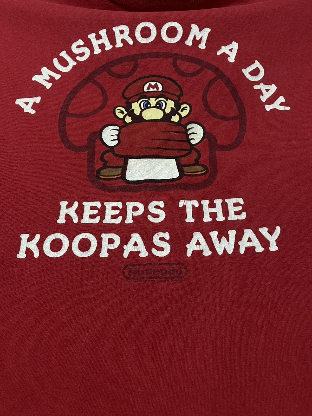 Vintage Vintage Y2K Super Mario Mushroom Day Graphic Streetwear Tee Size US M / EU 48-50 / 2 - 5 Thumbnail