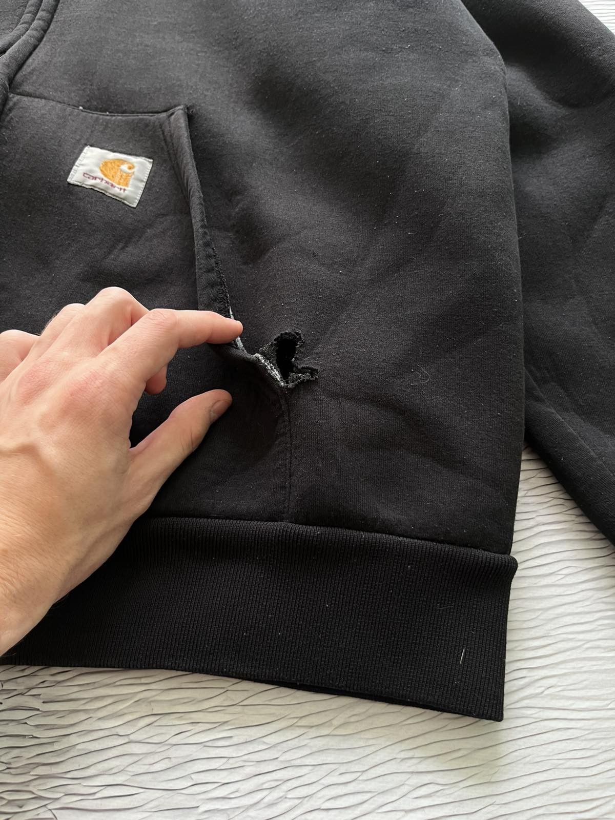 Carhartt Carhartt Work Vintage Zip Hoodie WIP Streetwear Black Size US XXL / EU 58 / 5 - 3 Thumbnail