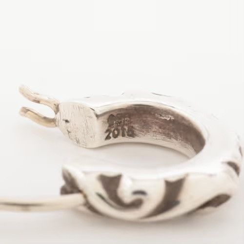 Chrome Hearts Chrome Hearts Tiny Scroll Hoop Earring Size ONE SIZE - 5 Thumbnail