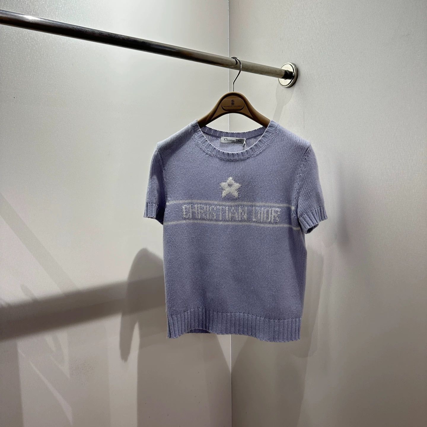 Christian Dior Monsieur Christian Dior 25FW may675 Cashmere Star Slogan SS 34 Size XS / US 0-2 / IT 36-38 - 1 Thumbnail
