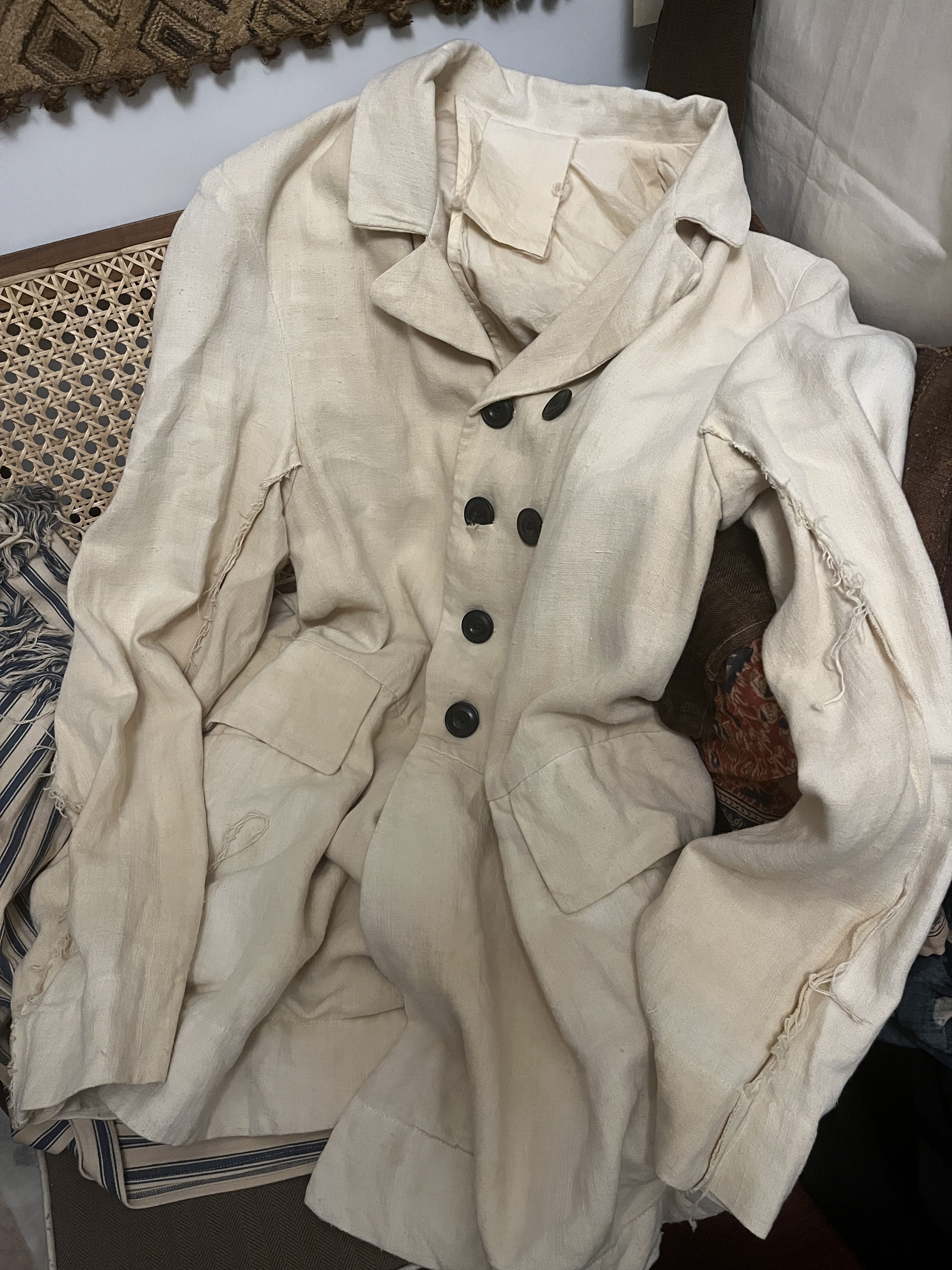 John Alexander Skelton John Alexander Skelton Collection V antique linen suit Size 38L - 2 Thumbnail