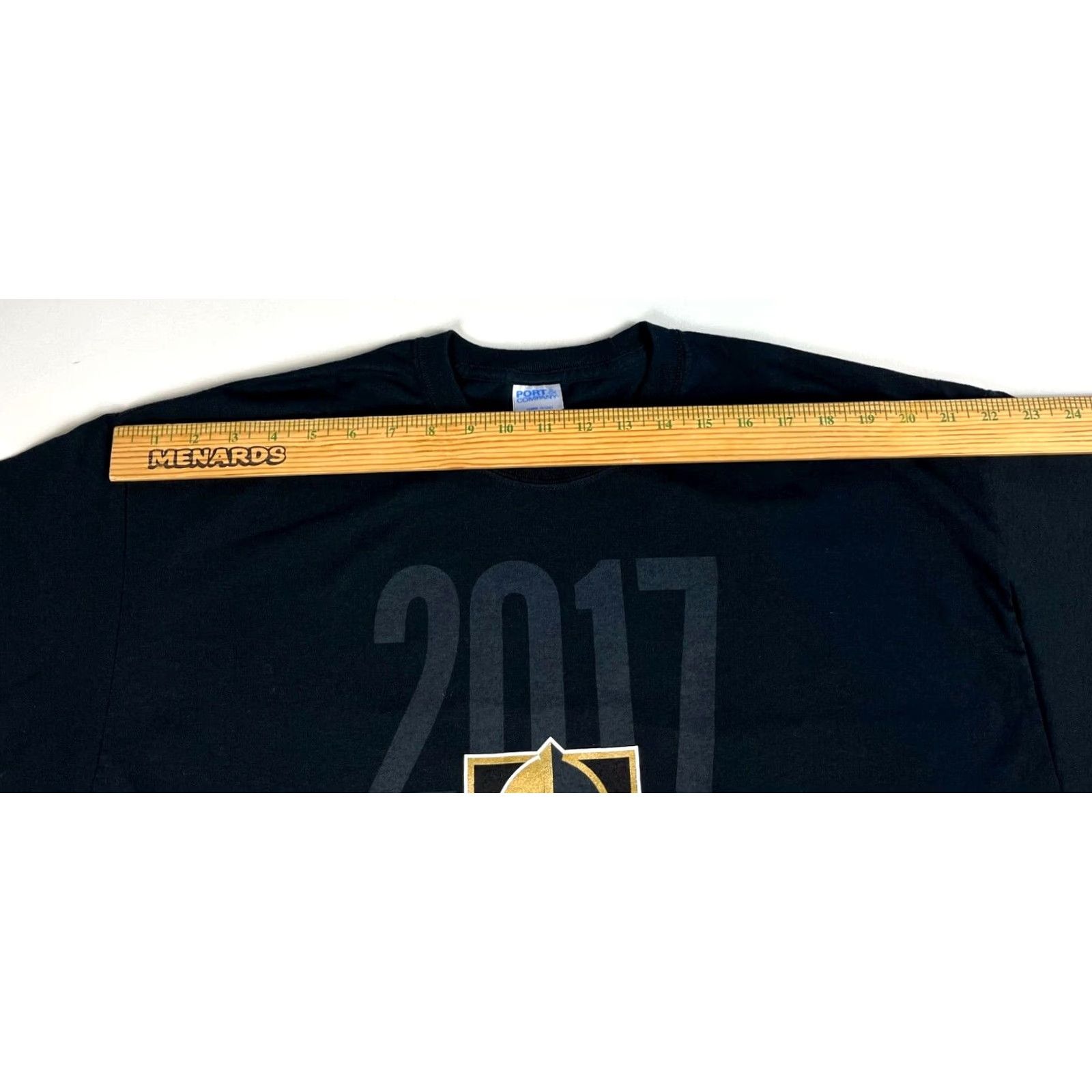 Port & Company Port & Company Men's T-Shirt Vegas Golden Knights 2017-2018 Inaugural Season 2XL Black Short Sleeve Crew Neck Sports Size US XXL / EU 58 / 5 - 8 Thumbnail